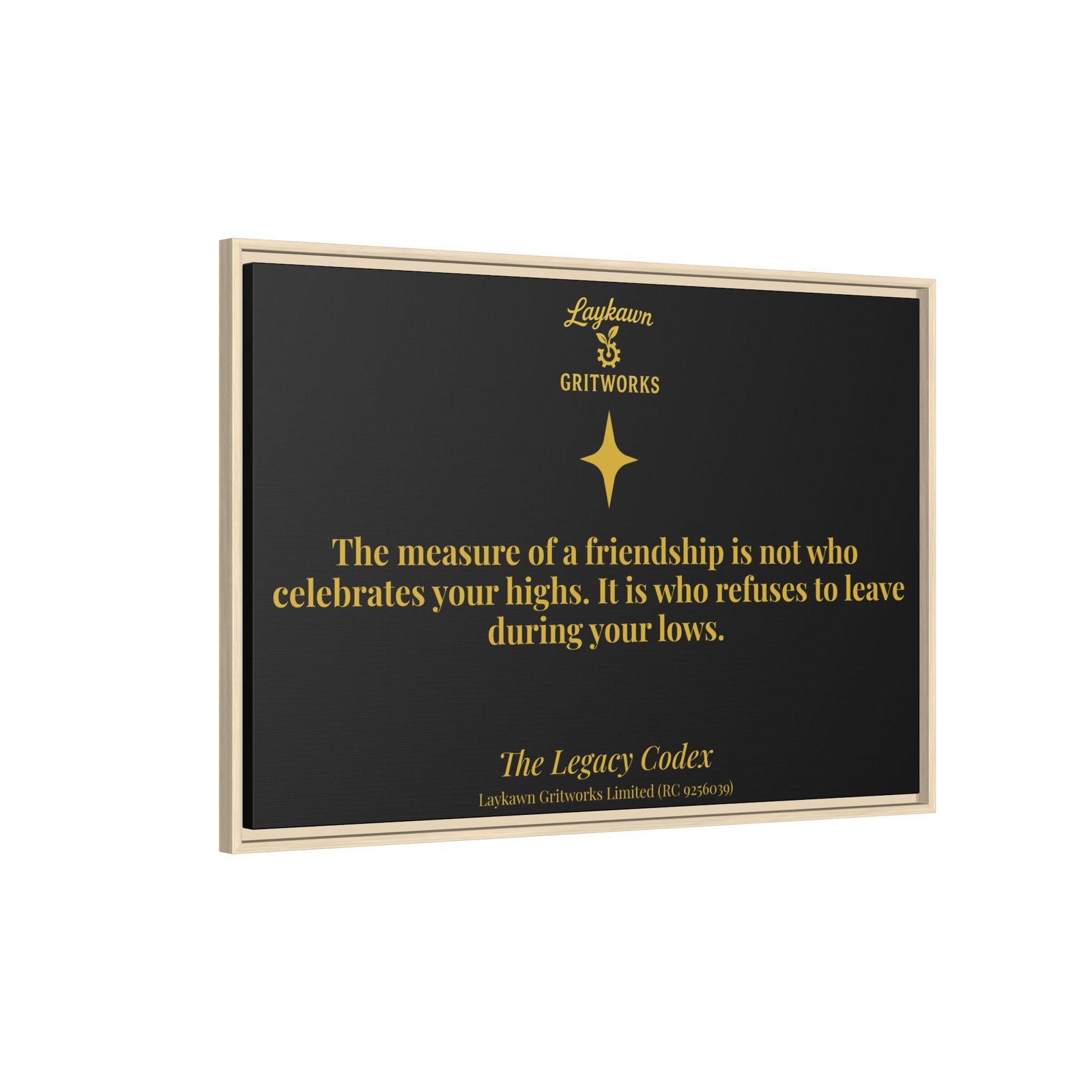 Tested Friendship – The Legacy Codex Premium Framed Canvas - Image 46