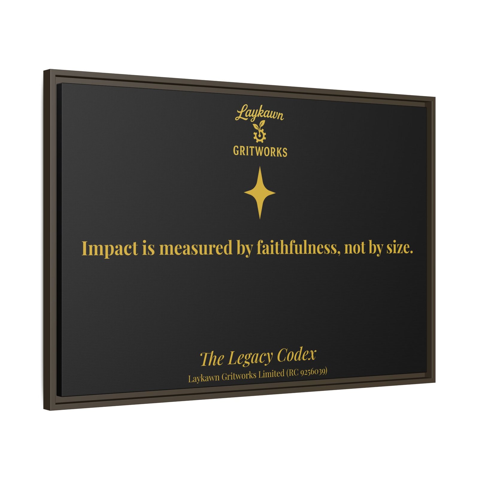 Faithful Impact – The Legacy Codex Premium Framed Canvas - Image 38