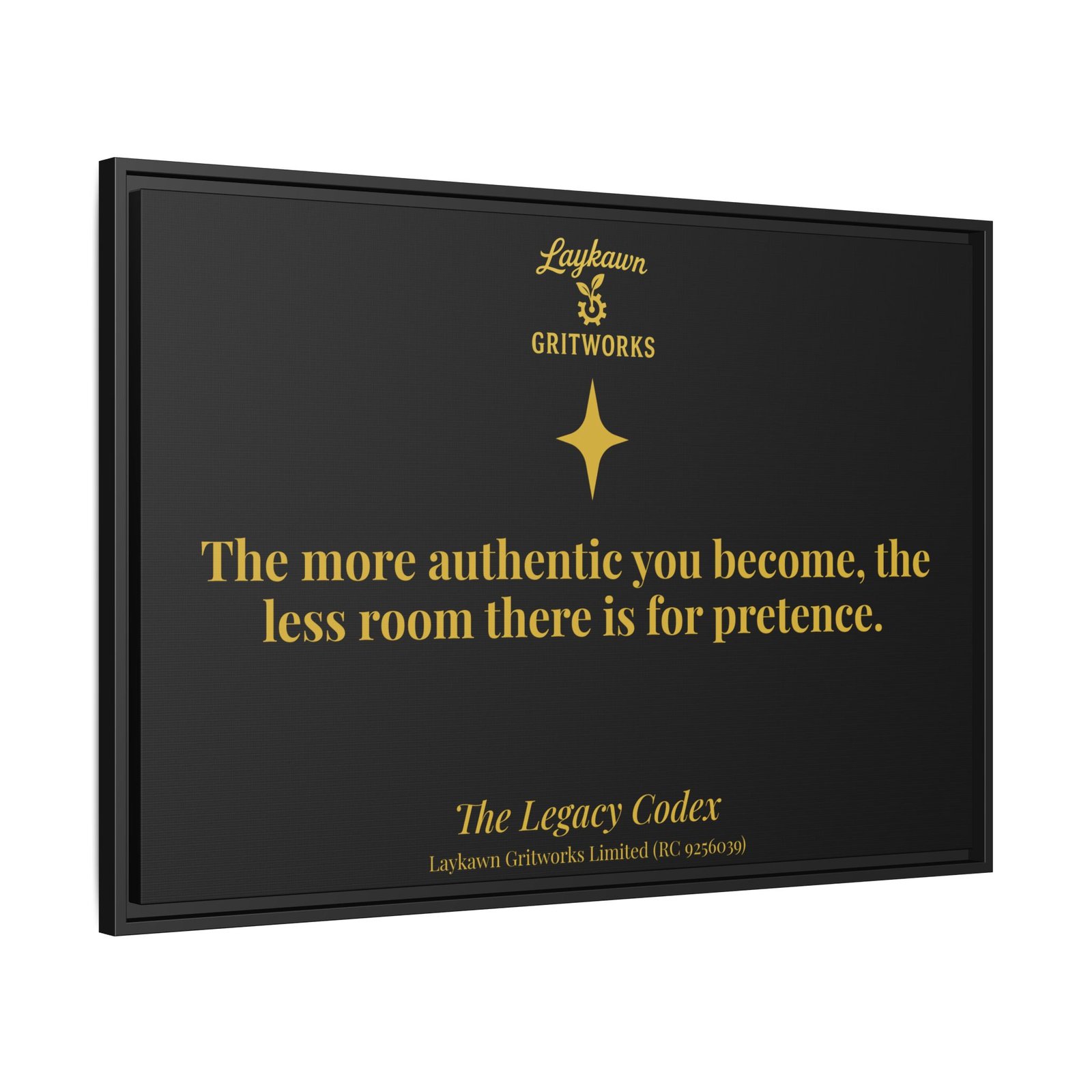 The Power of Authenticity – The Legacy Codex Premium Framed Canvas - Image 42