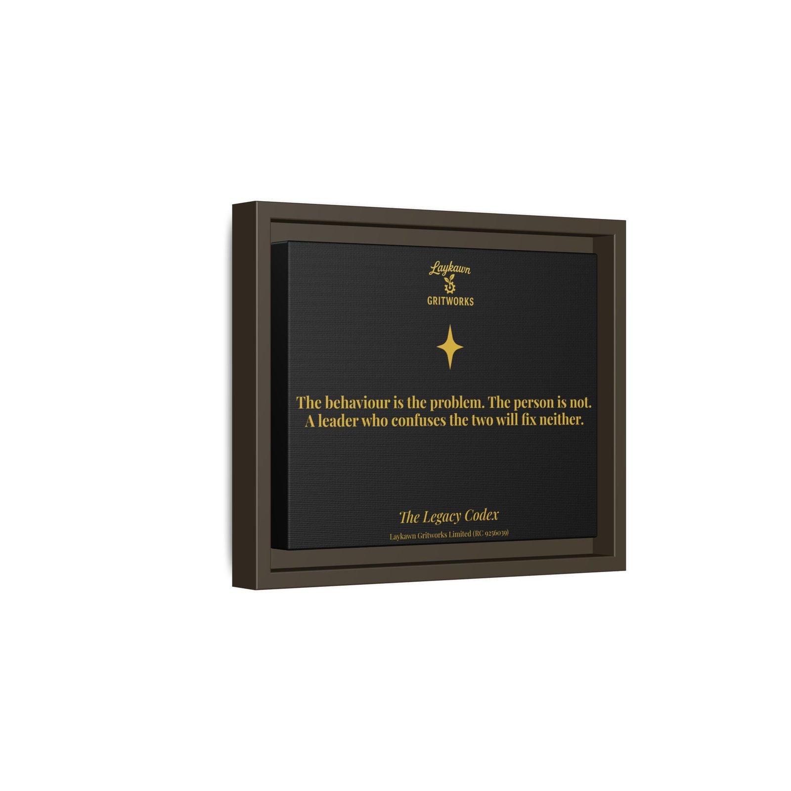 The Person is Not the Problem – The Legacy Codex Premium Framed Canvas - Image 10