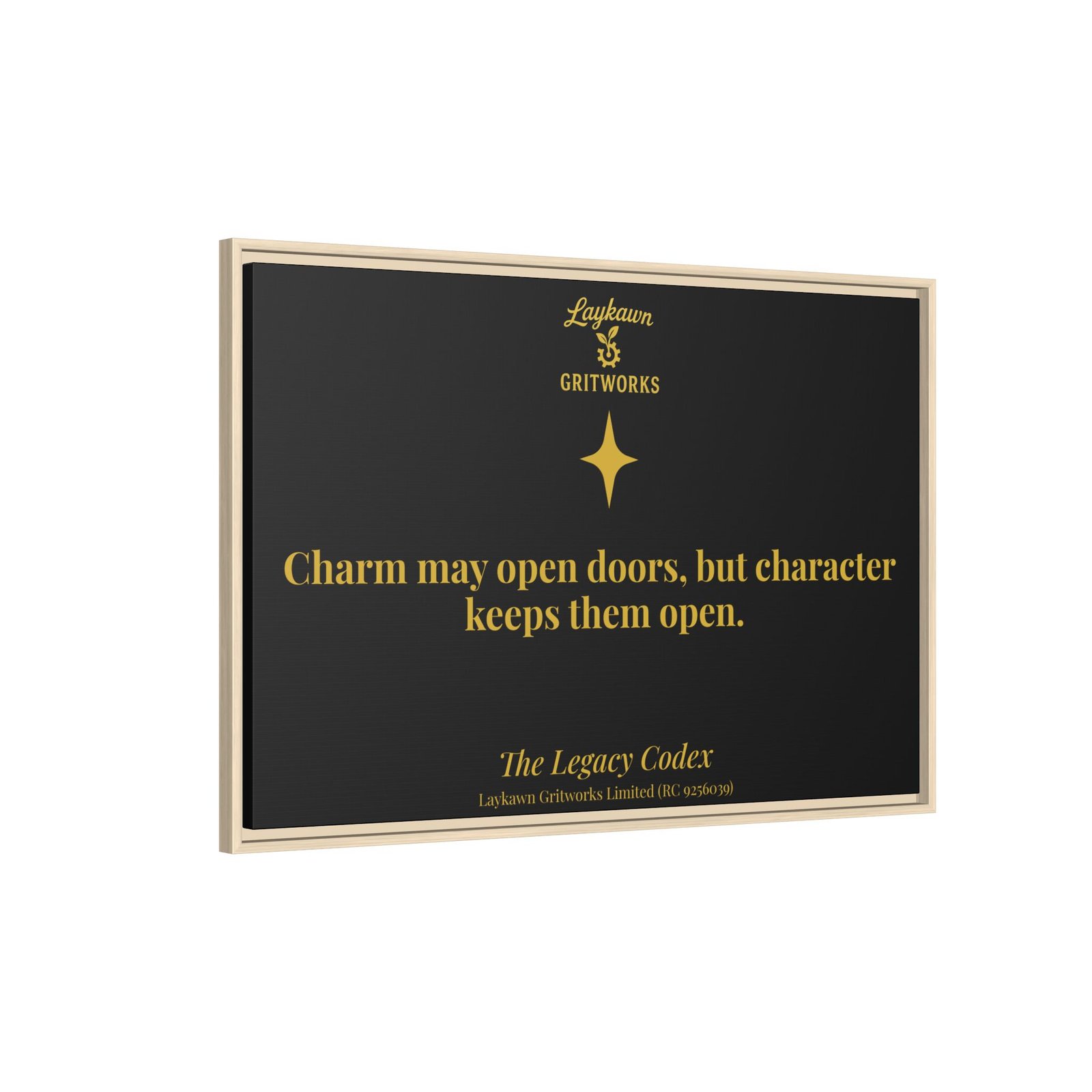 The Power of Character – The Legacy Codex Premium Framed Canvas - Image 46