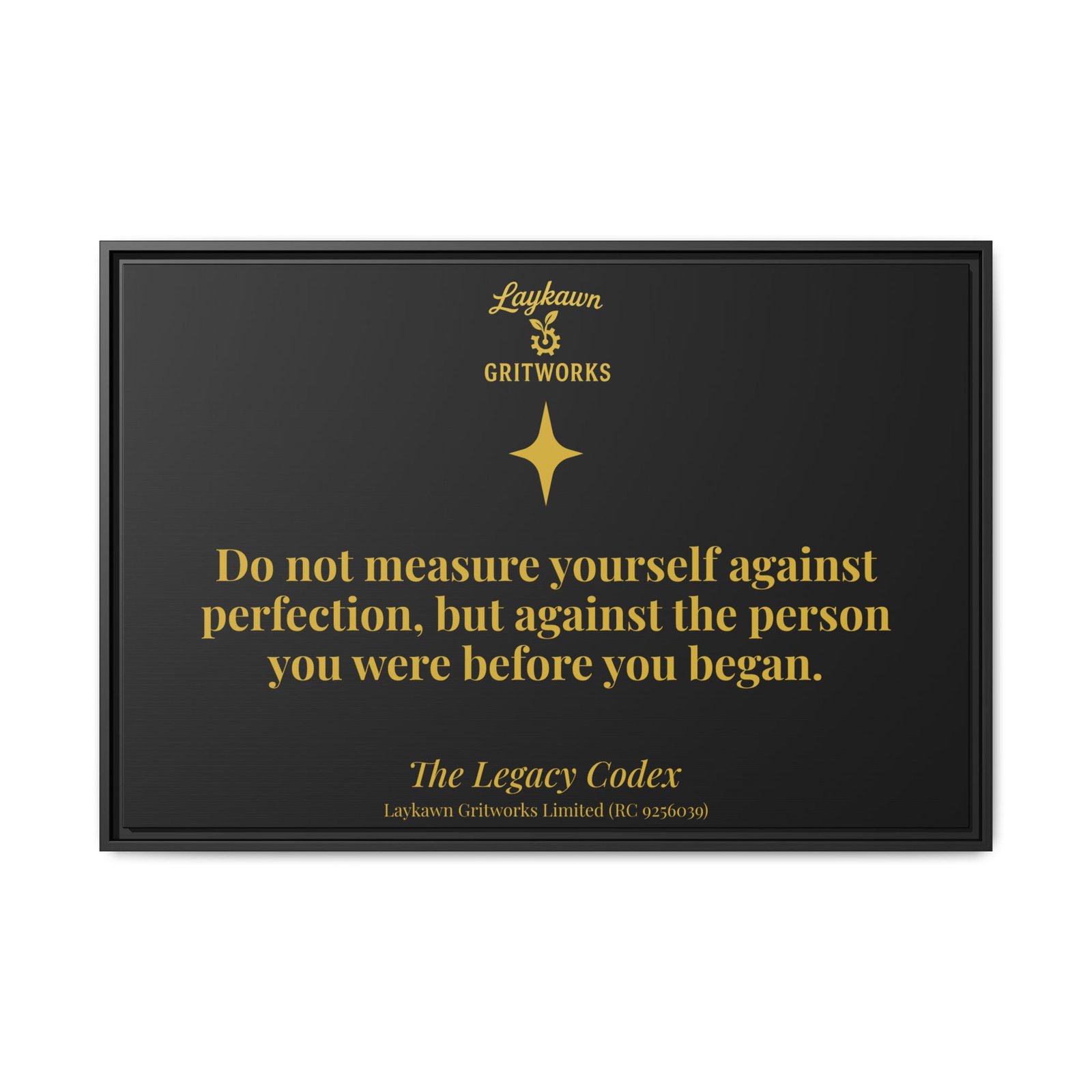 The Measure of Growth – The Legacy Codex Premium Framed Canvas - Image 41