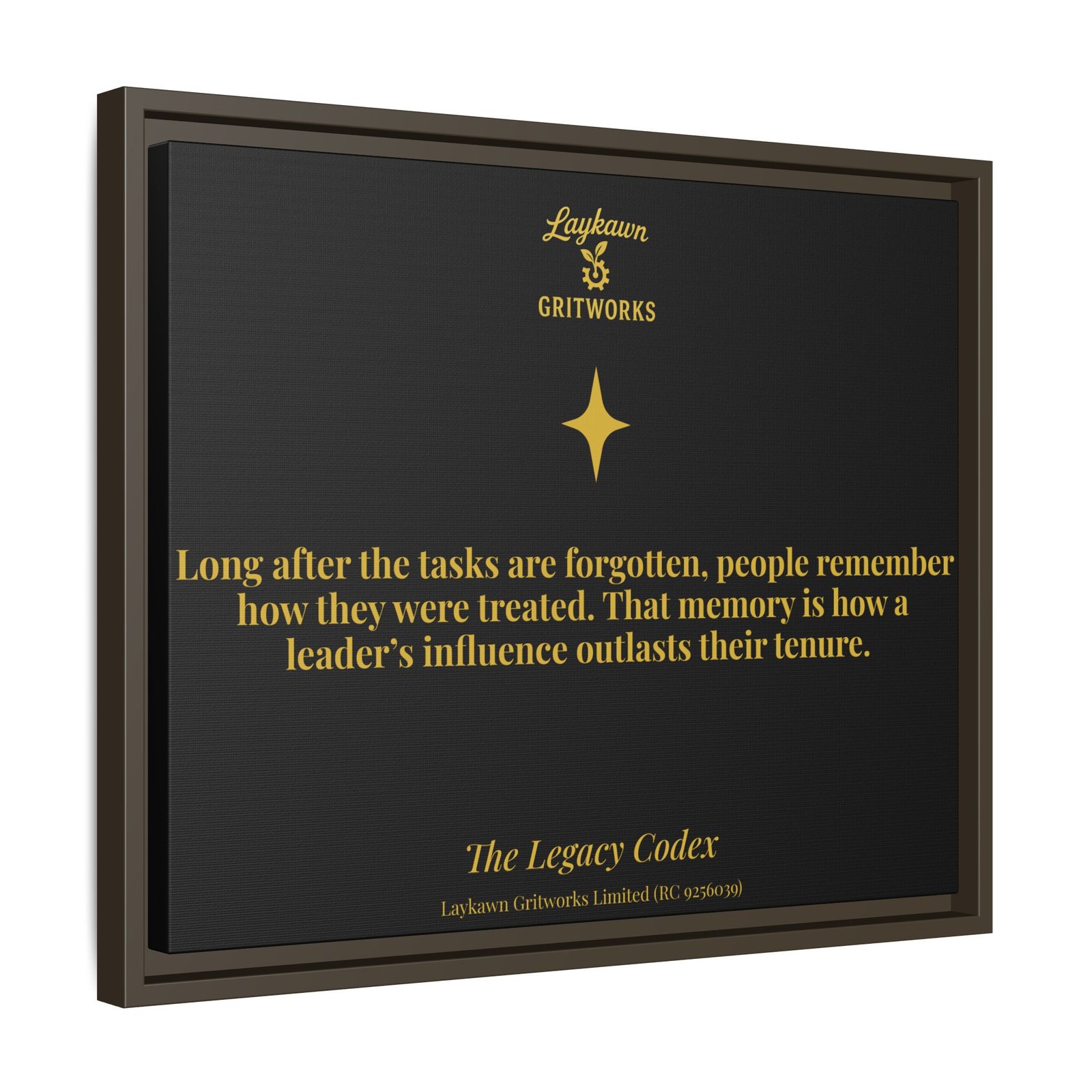 Influence That Outlasts – The Legacy Codex Premium Framed Canvas - Image 26