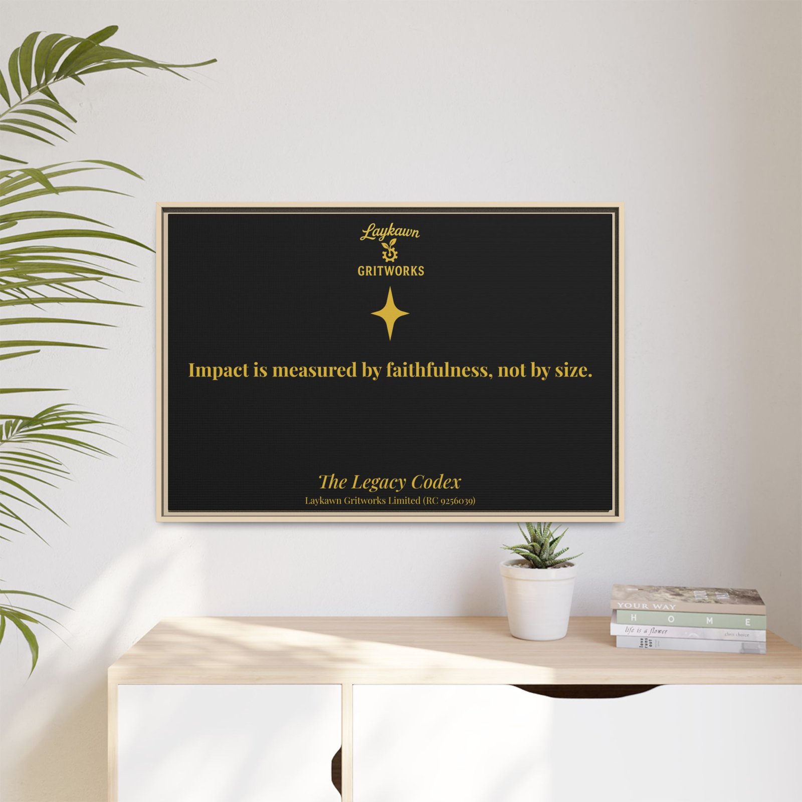 Faithful Impact – The Legacy Codex Premium Framed Canvas - Image 47