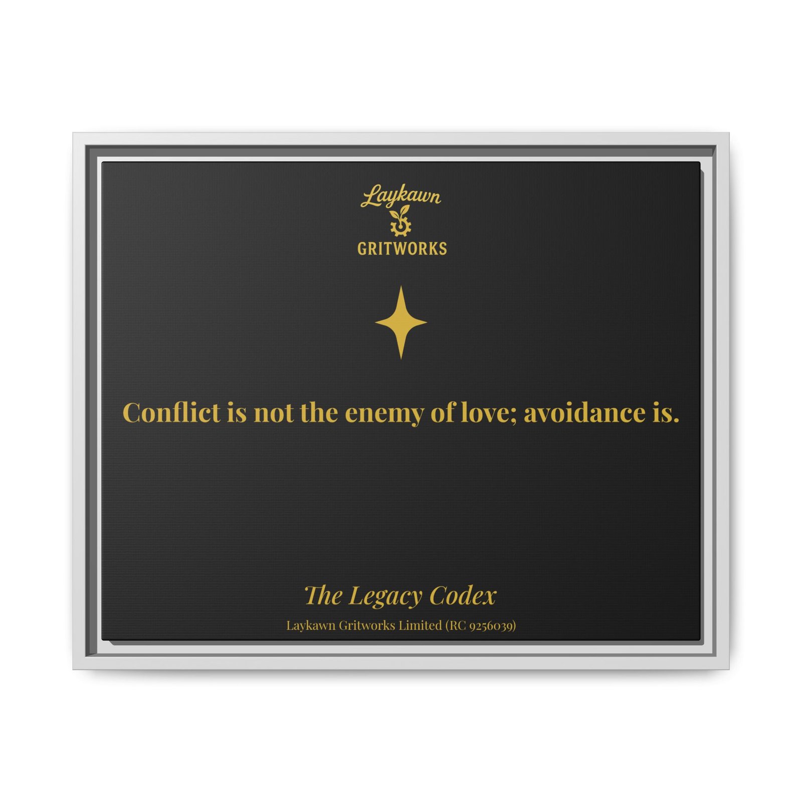 Love and Conflict – The Legacy Codex Premium Framed Canvas - Image 17