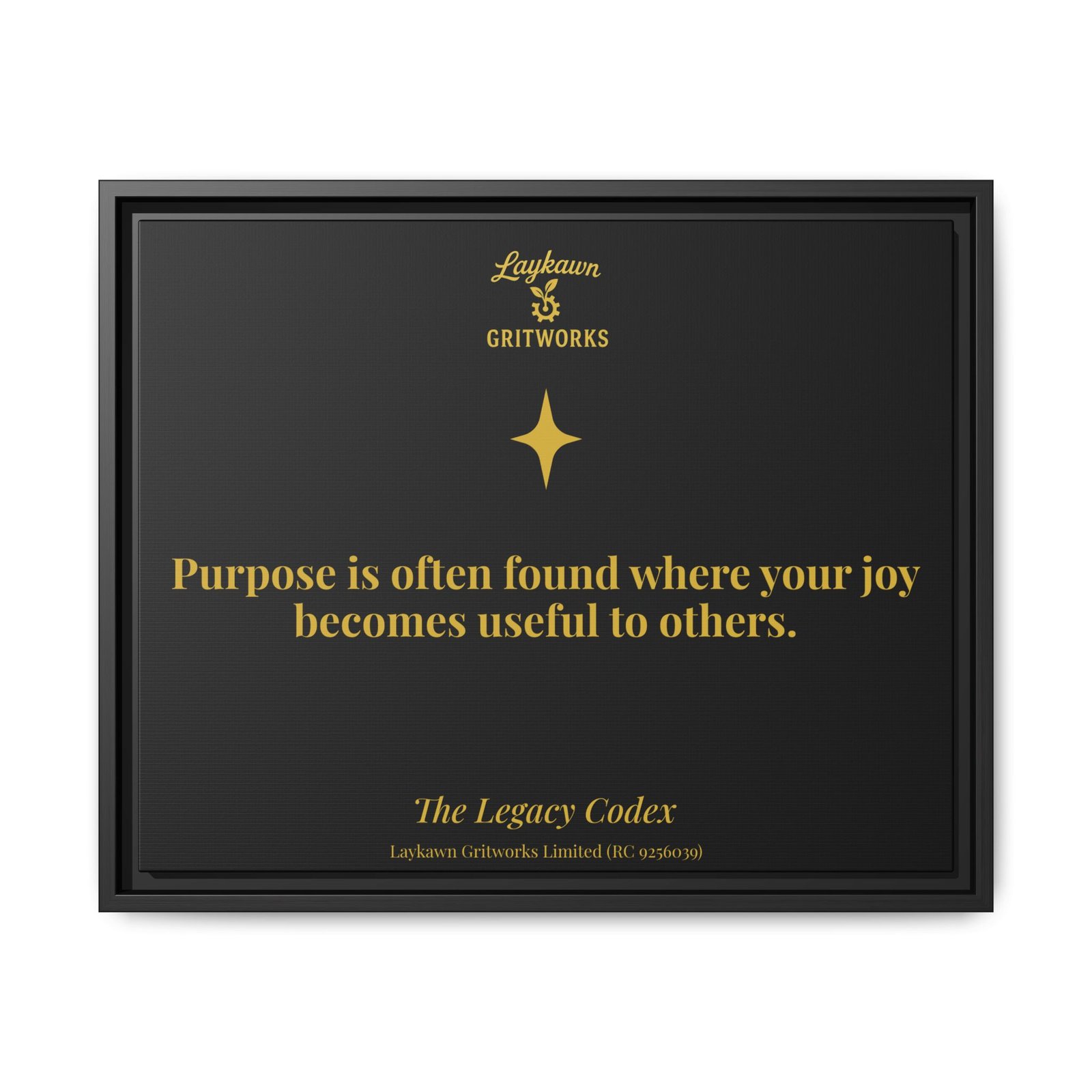 Purpose in Service – The Legacy Codex Premium Framed Canvas - Image 29