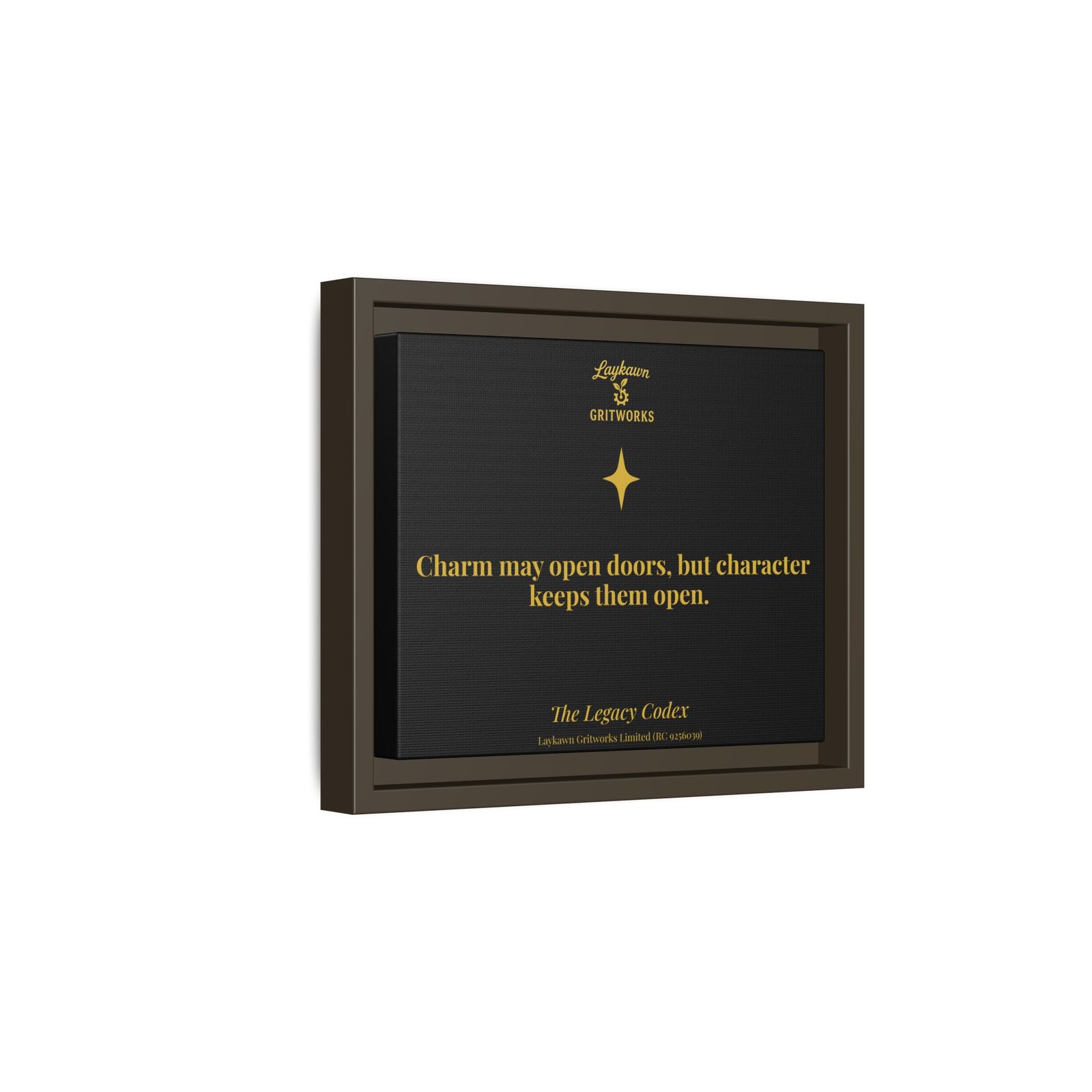 The Power of Character – The Legacy Codex Premium Framed Canvas - Image 10