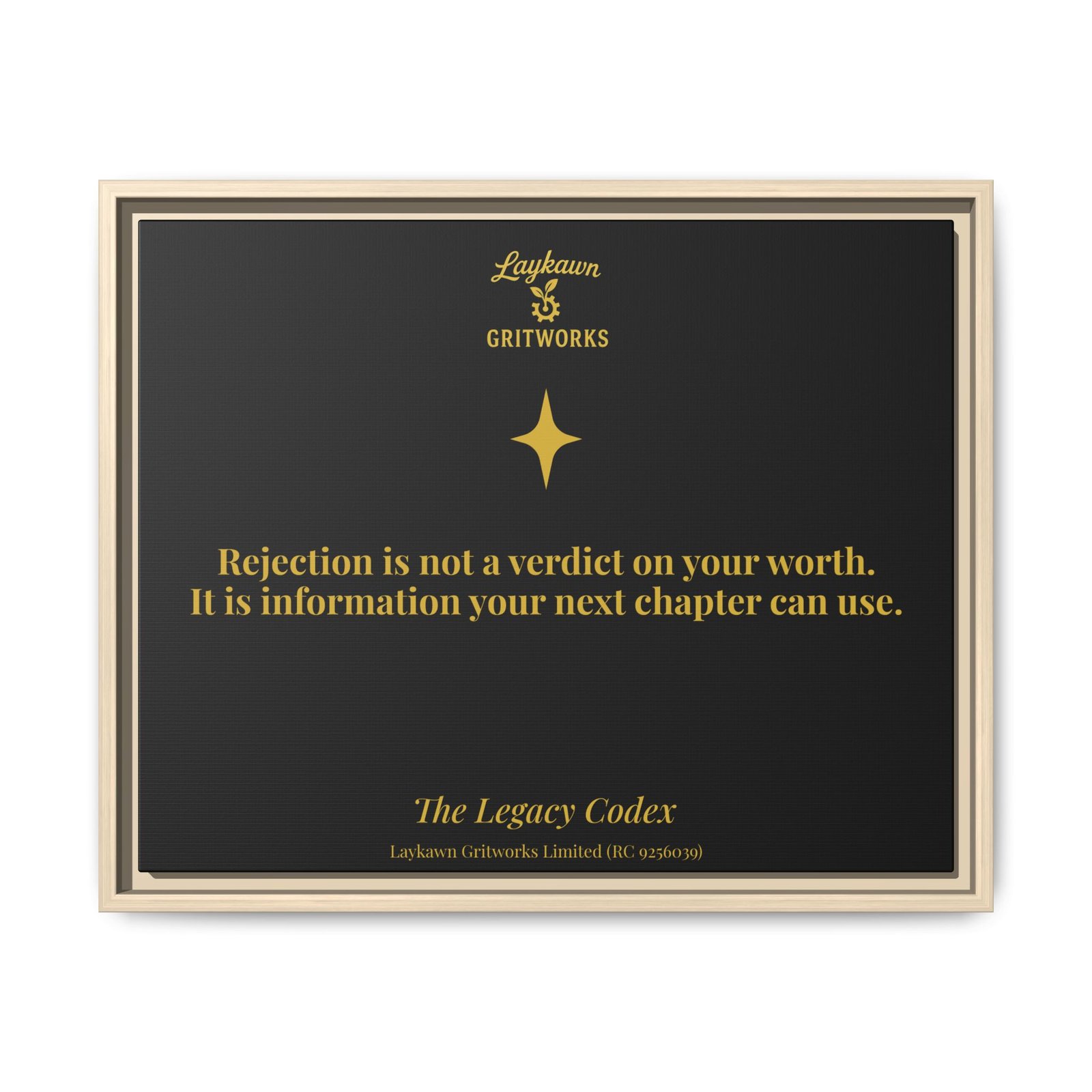 Rejection as Information – The Legacy Codex Premium Framed Canvas - Image 21