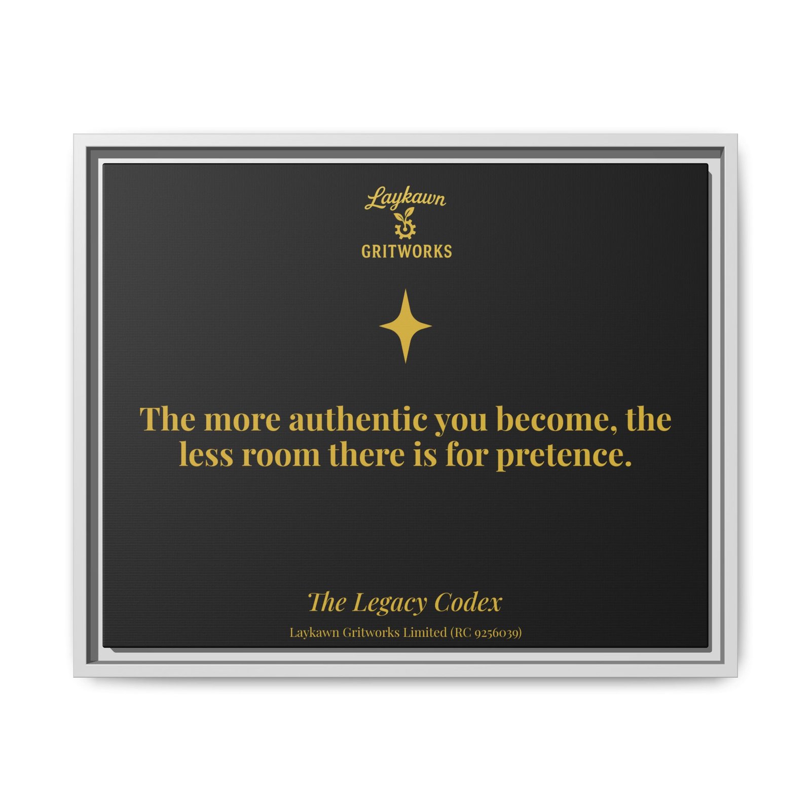 The Power of Authenticity – The Legacy Codex Premium Framed Canvas - Image 17
