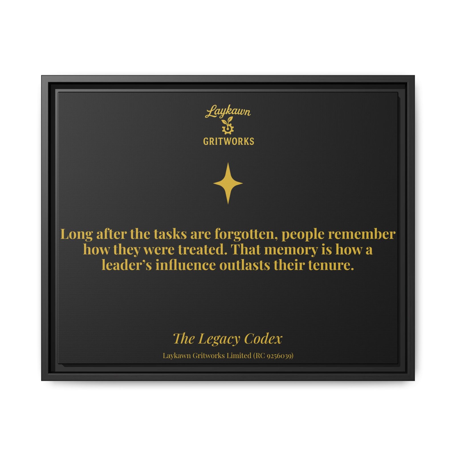 Influence That Outlasts – The Legacy Codex Premium Framed Canvas - Image 29