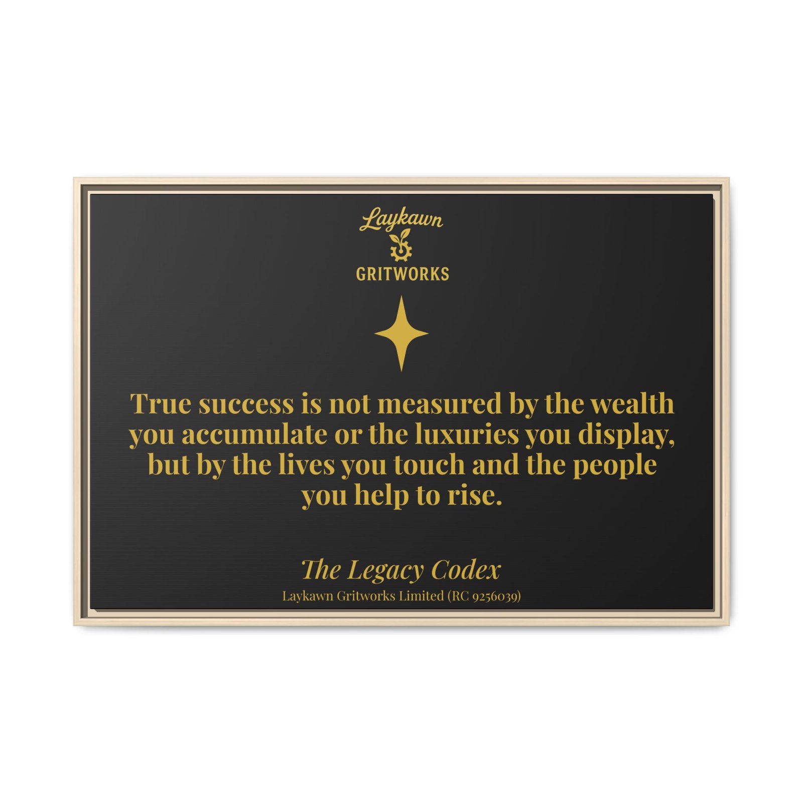 The Legacy of Success – The Legacy Codex Premium Framed Canvas - Image 45