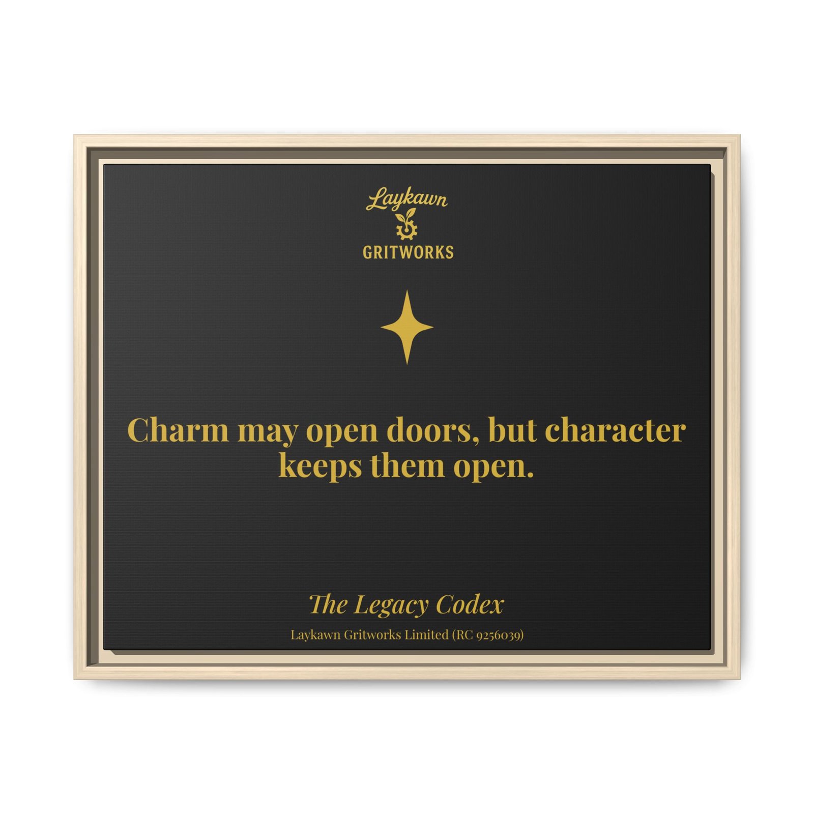 The Power of Character – The Legacy Codex Premium Framed Canvas - Image 21