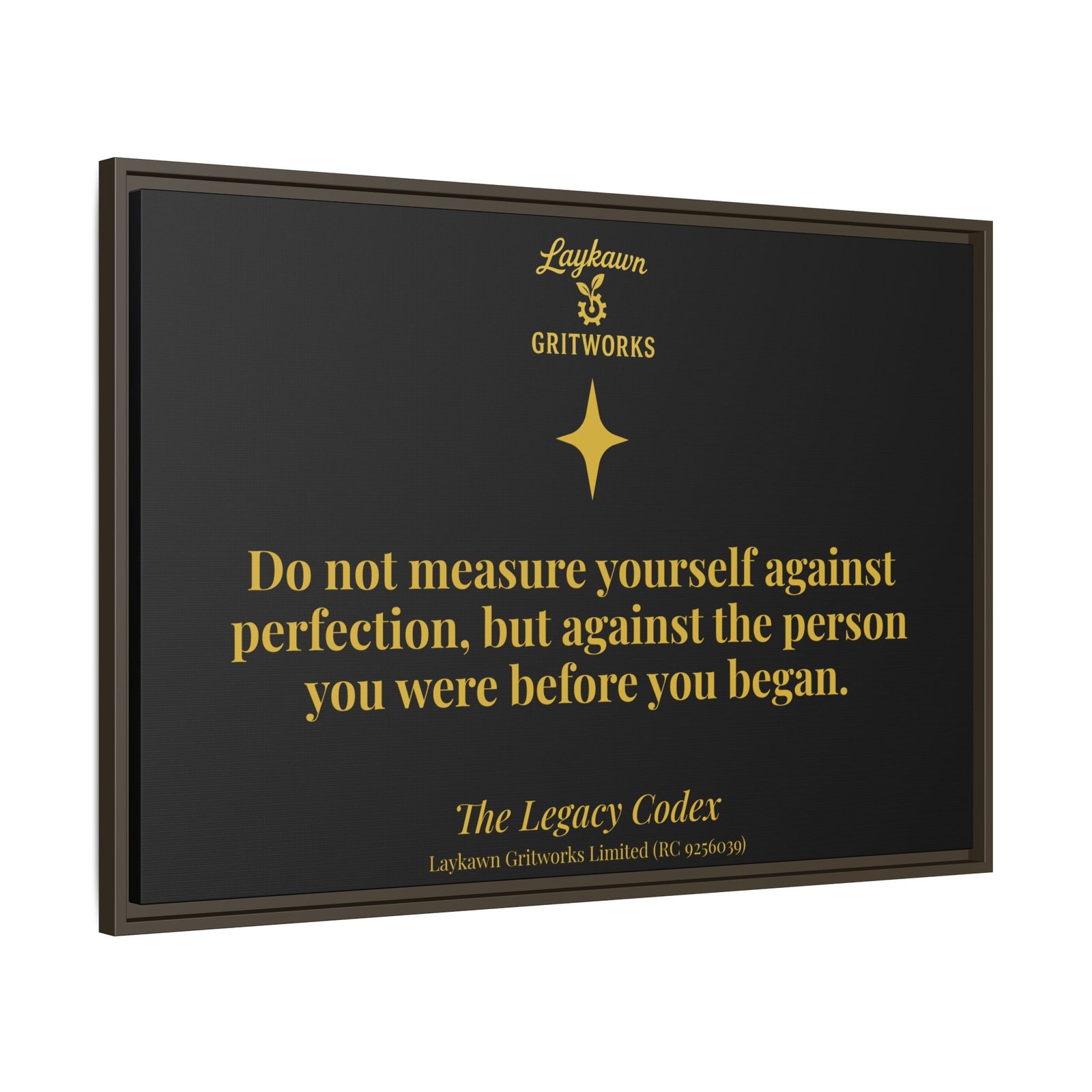 The Measure of Growth – The Legacy Codex Premium Framed Canvas - Image 38
