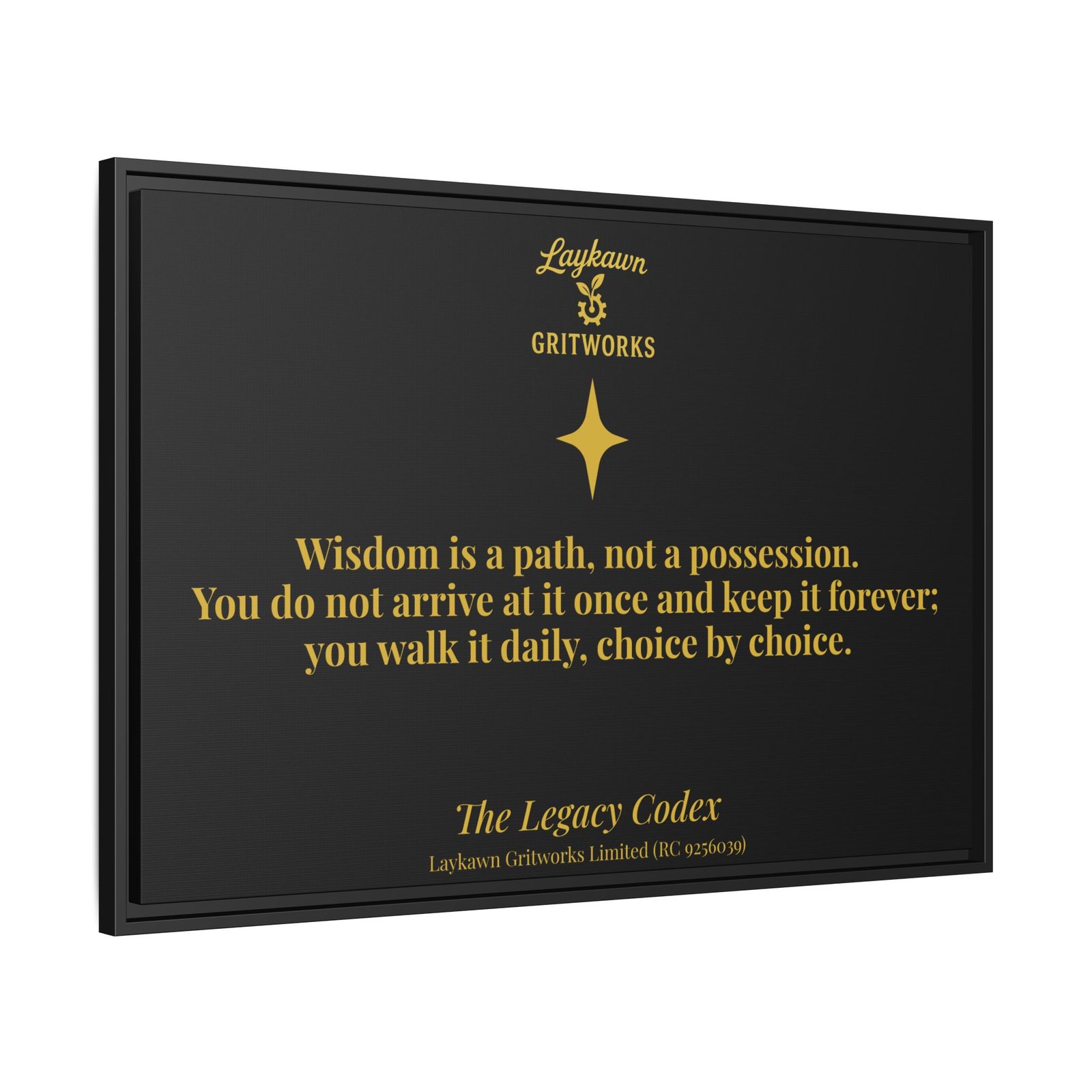 The Path of Wisdom – The Legacy Codex Premium Framed Canvas - Image 42