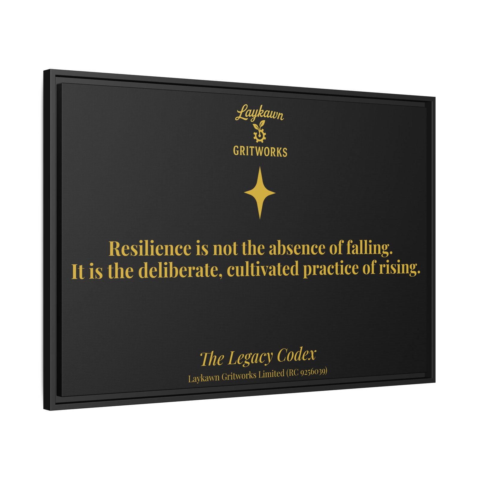 The Practice of Rising – The Legacy Codex Premium Framed Canvas - Image 42