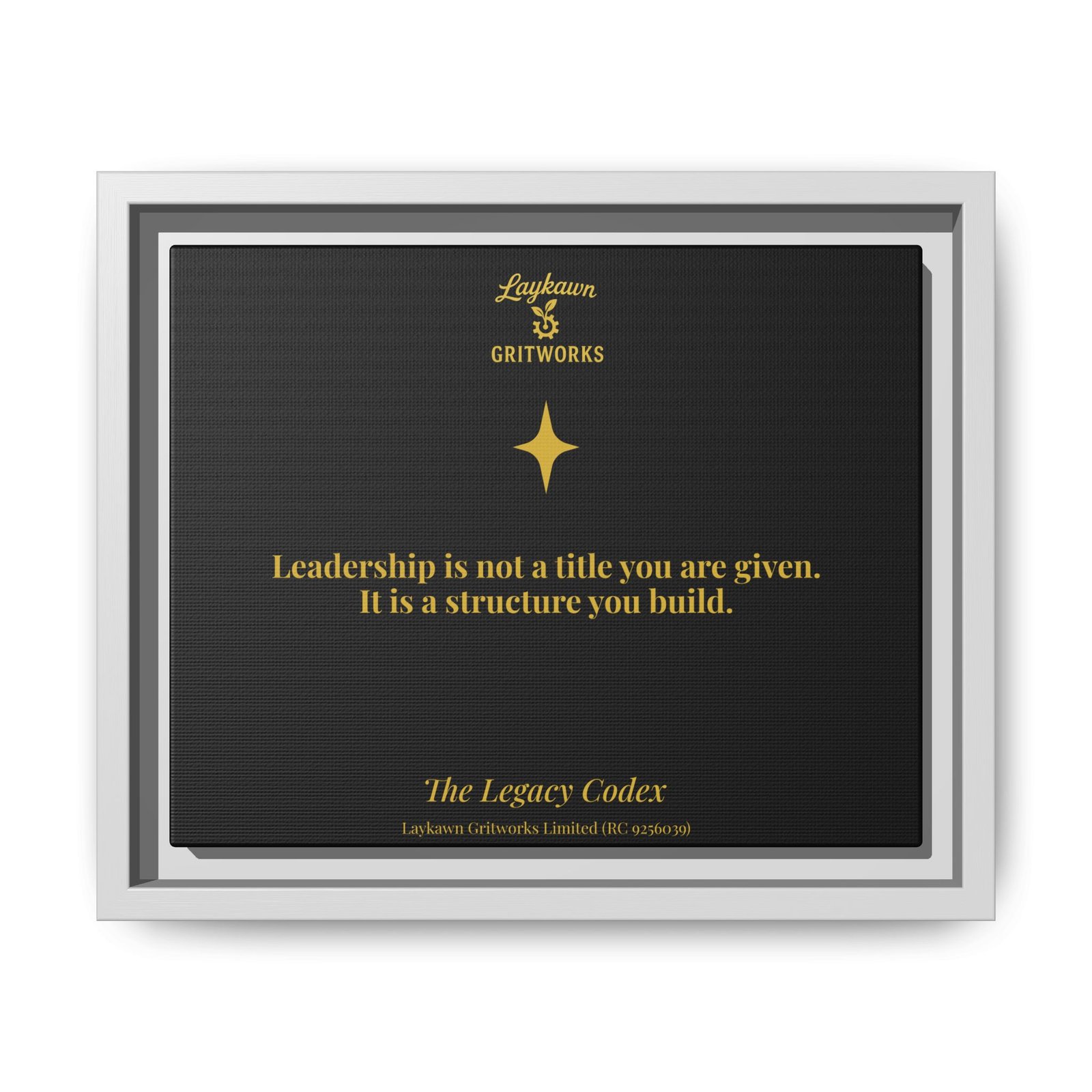 The Architecture of Leadership – The Legacy Codex Premium Framed Canvas - Image 13