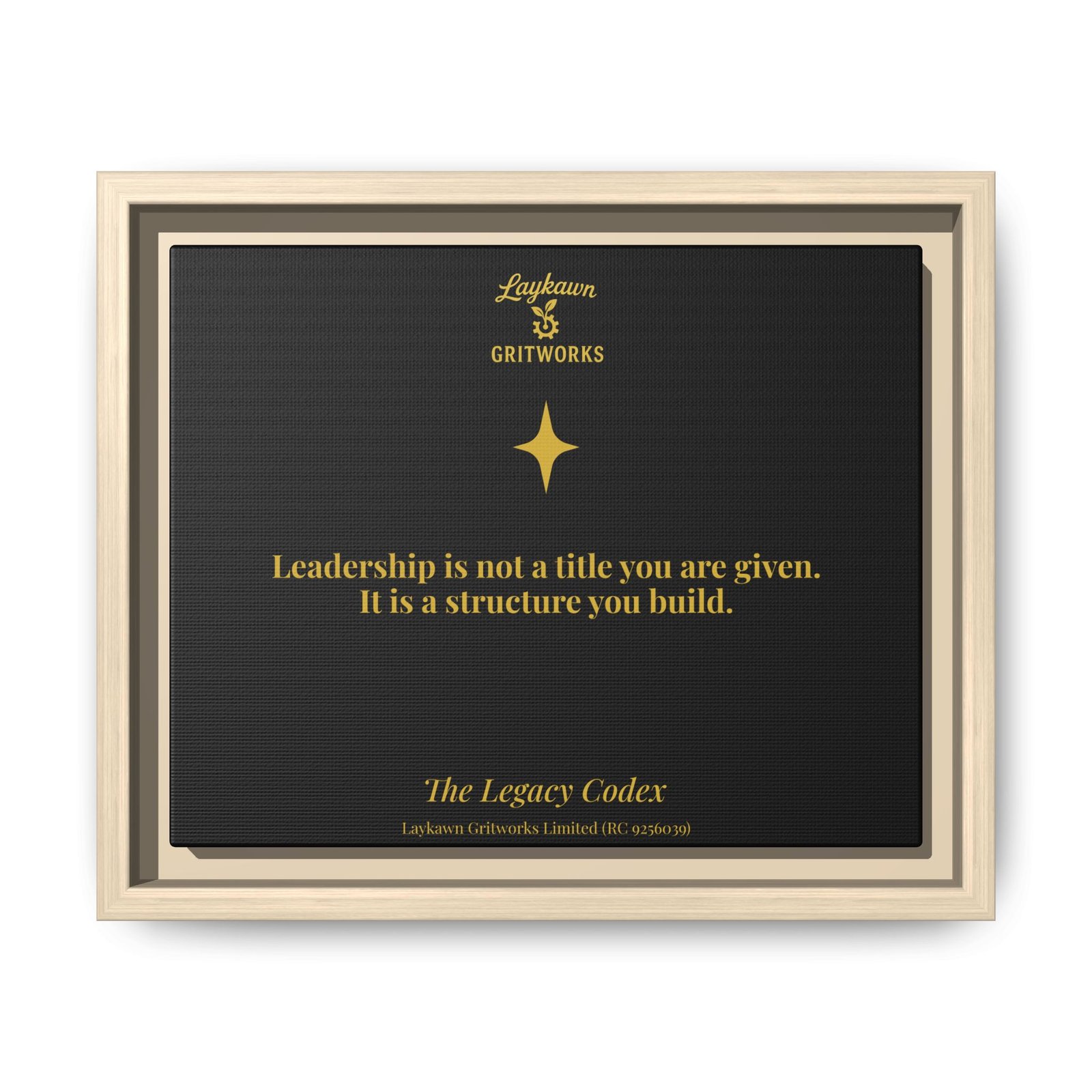 The Architecture of Leadership – The Legacy Codex Premium Framed Canvas - Image 5