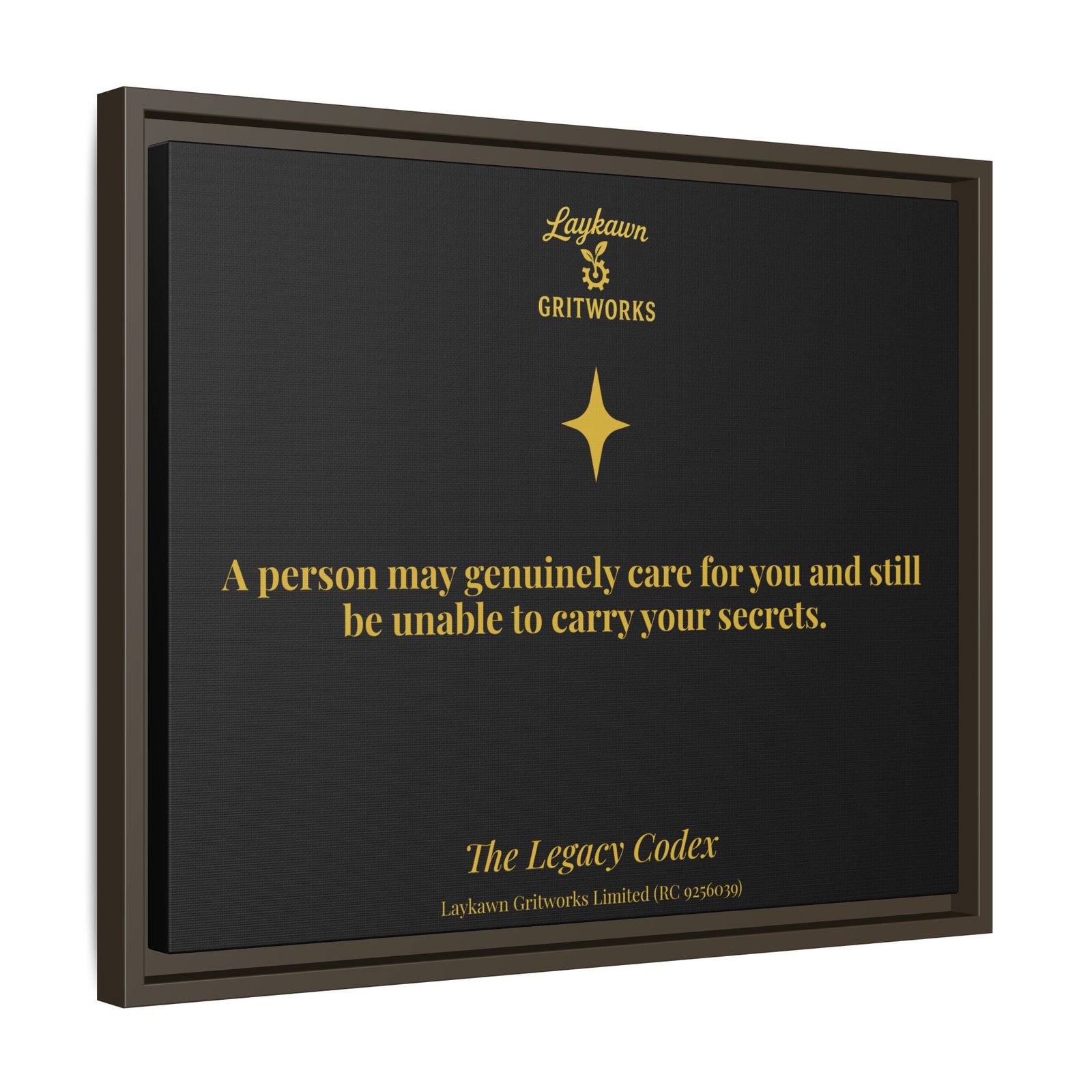 The Limits of Care – The Legacy Codex Premium Framed Canvas - Image 26