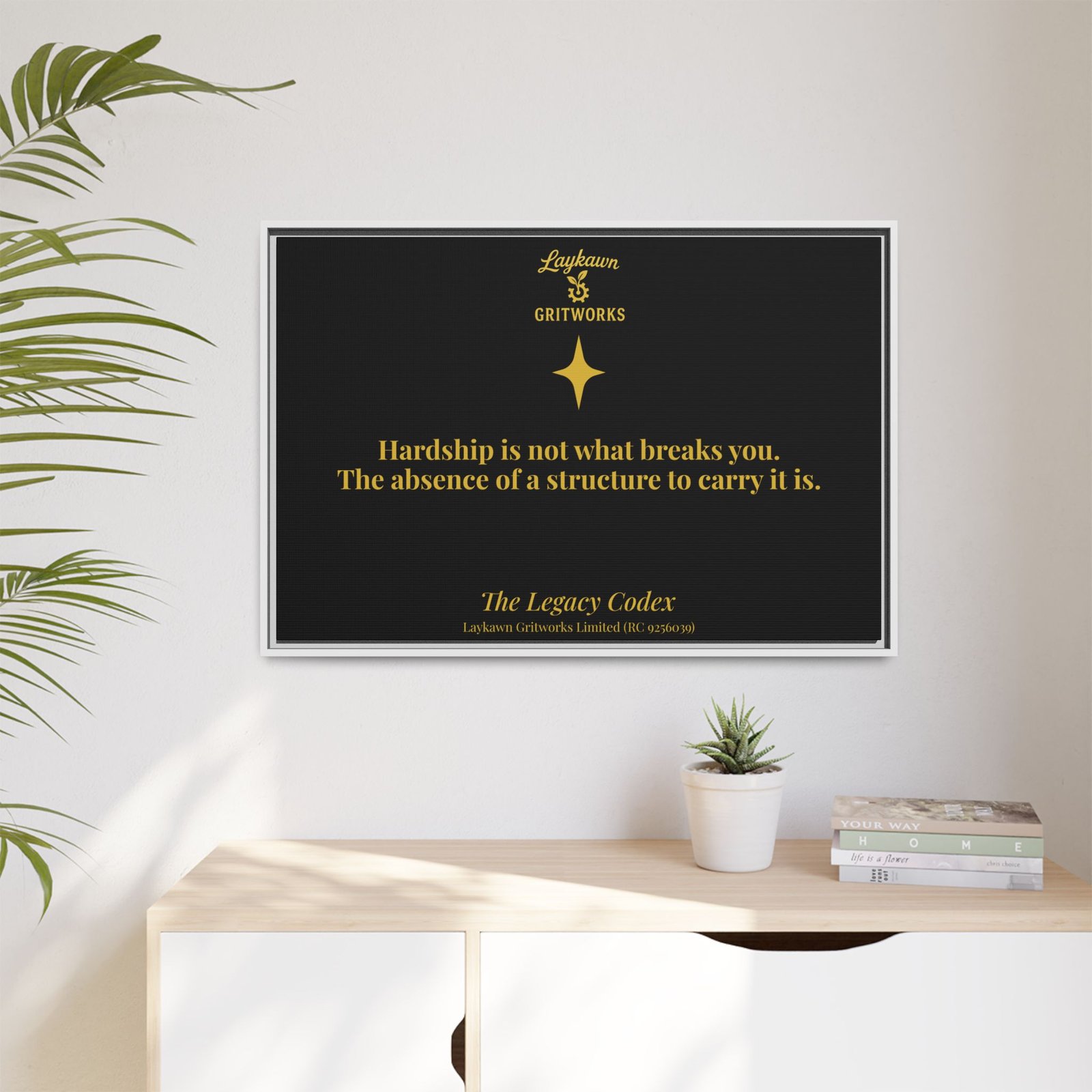 The Structure That Carries You – The Legacy Codex Premium Framed Canvas - Image 35