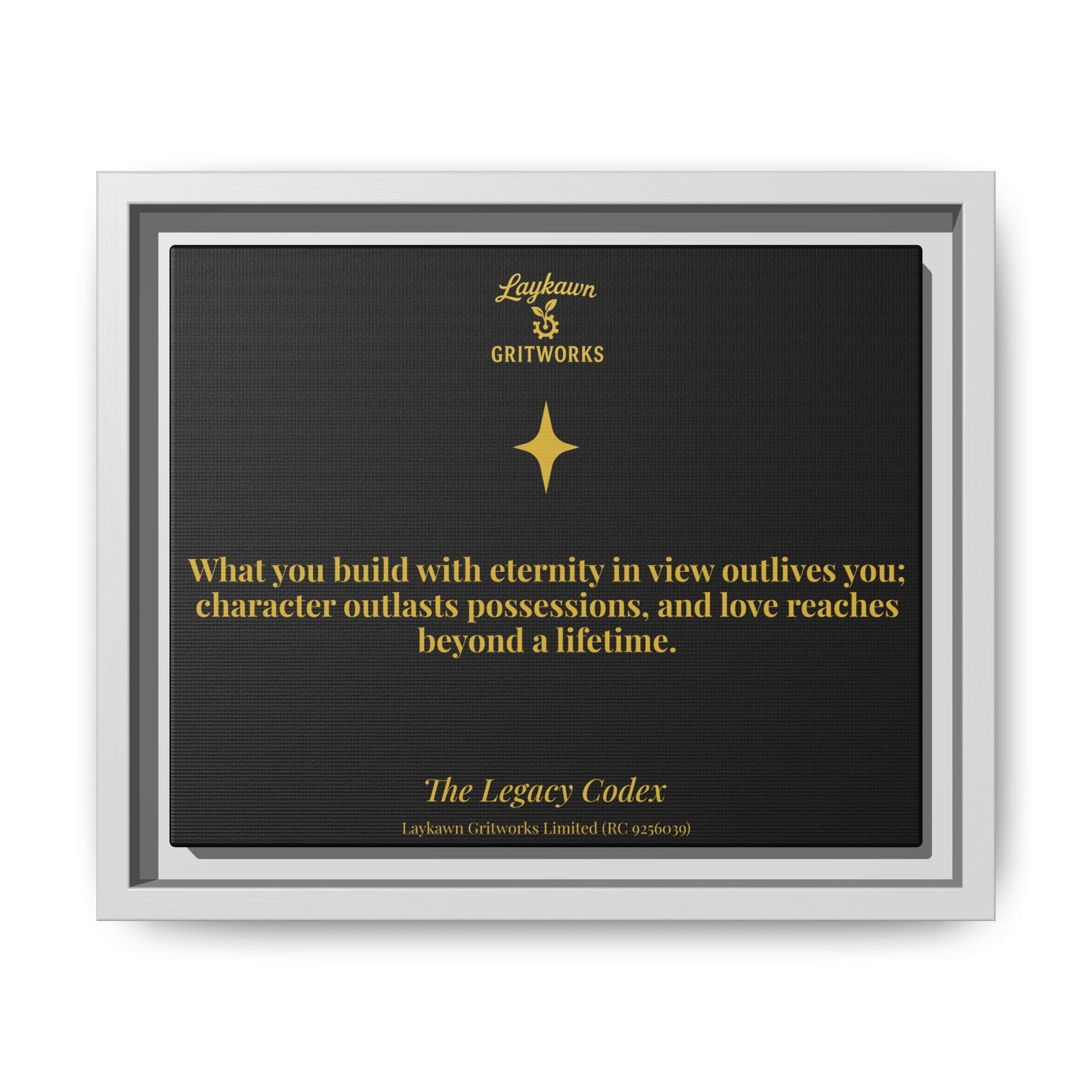 Eternity in View – The Legacy Codex Premium Framed Canvas - Image 13