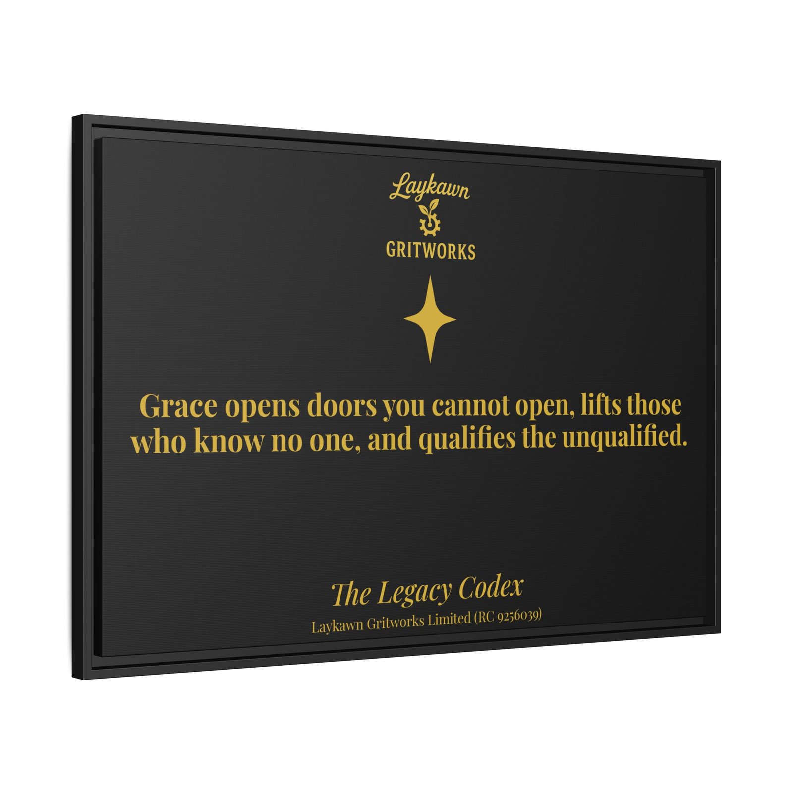 The Grace of Opportunity – The Legacy Codex Premium Framed Canvas - Image 42