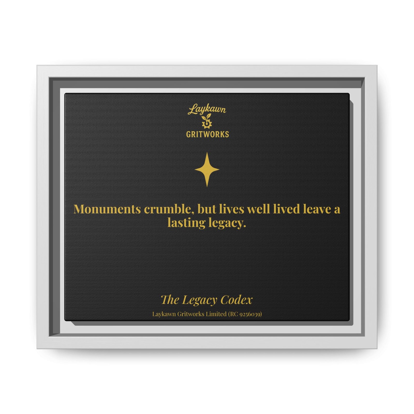 A Life Well Lived – The Legacy Codex Premium Framed Canvas - Image 13