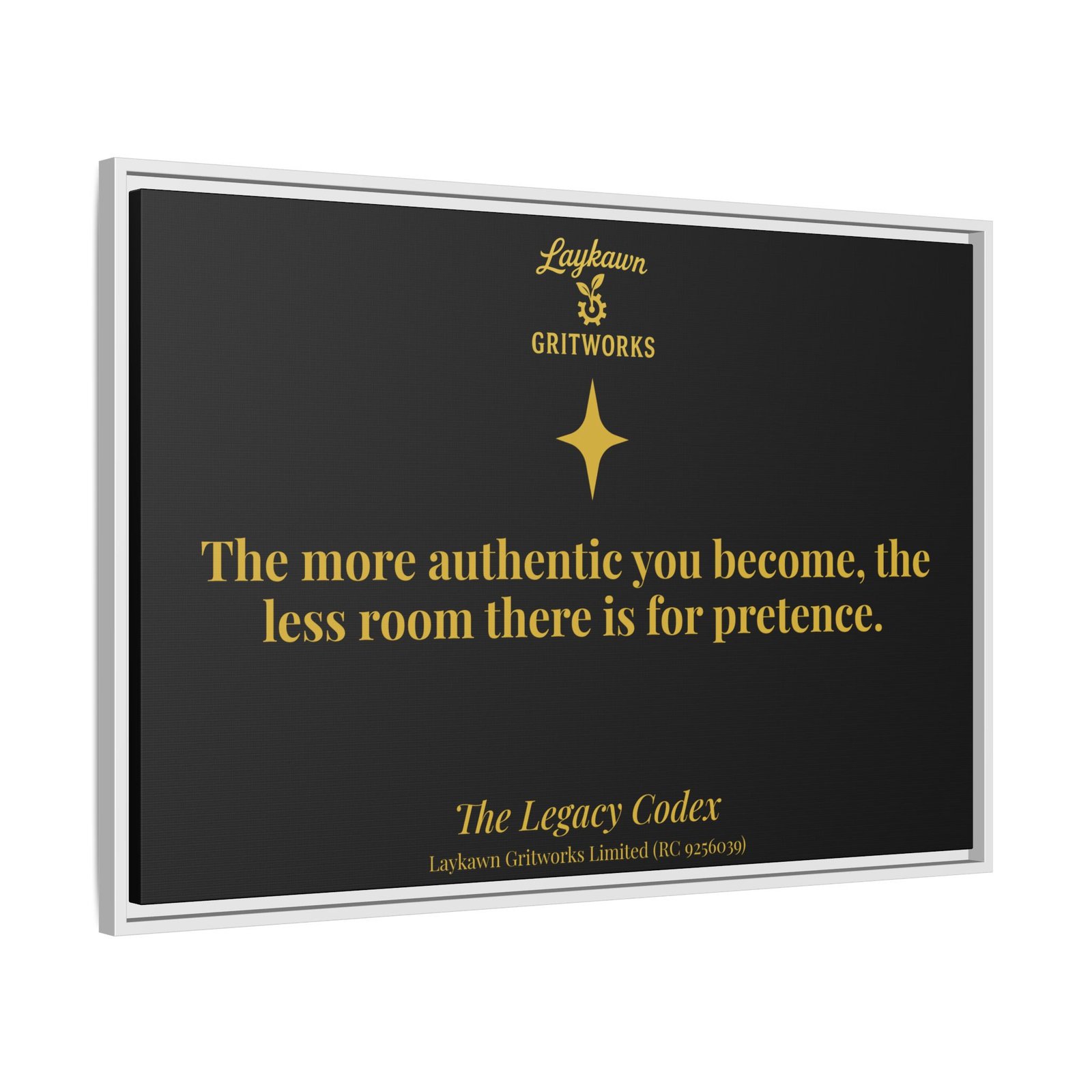 The Power of Authenticity – The Legacy Codex Premium Framed Canvas - Image 34
