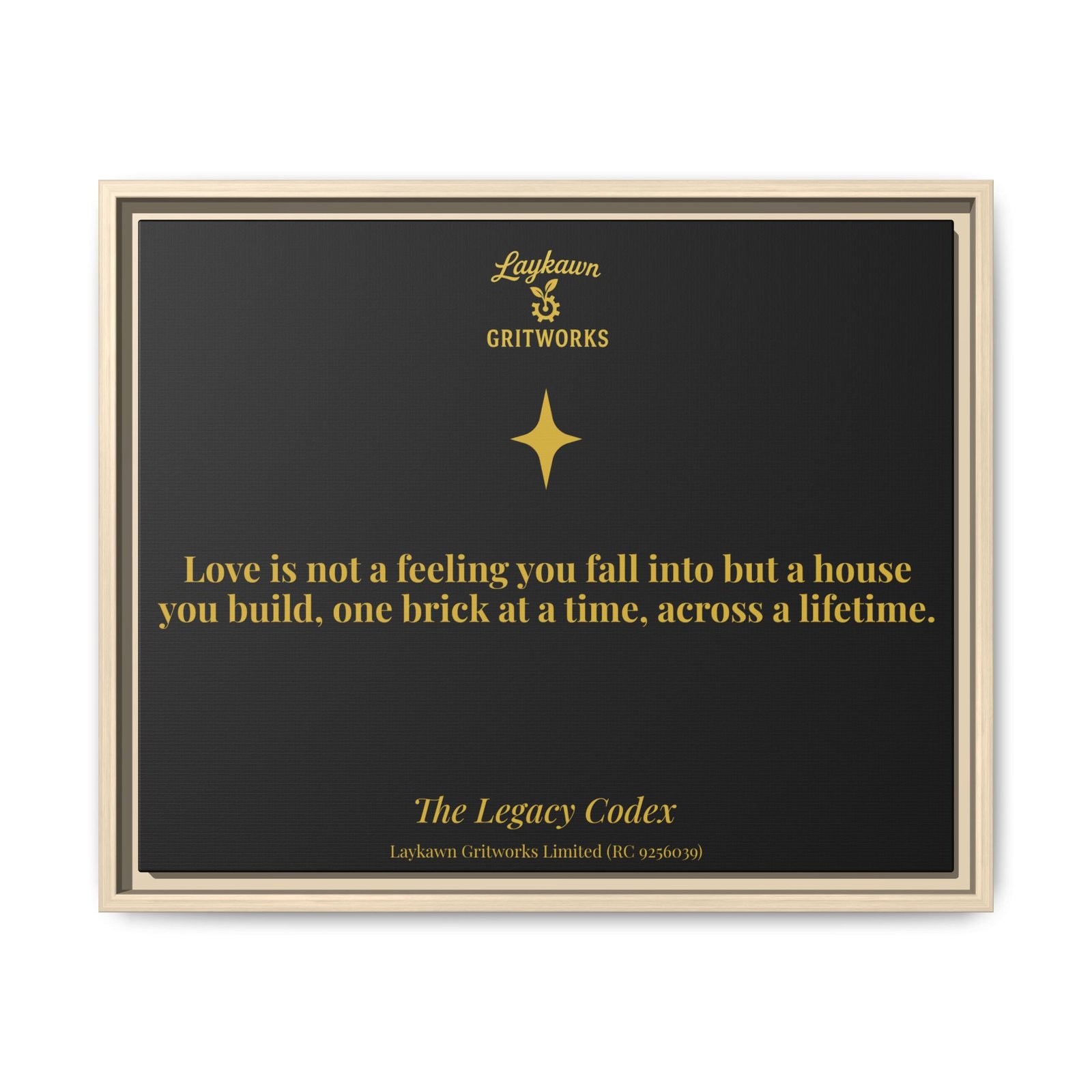 The House of Love – The Legacy Codex Premium Framed Canvas - Image 21
