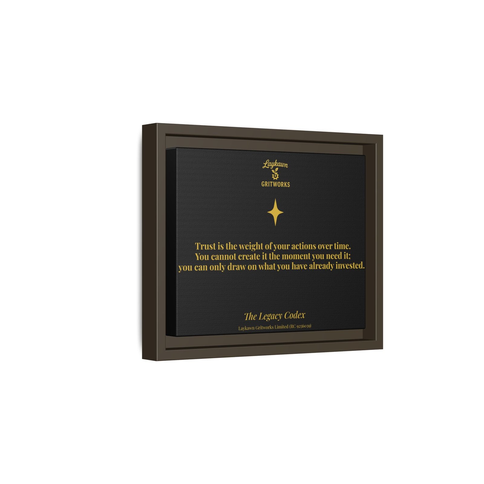 The Weight of Trust – The Legacy Codex Premium Framed Canvas - Image 10