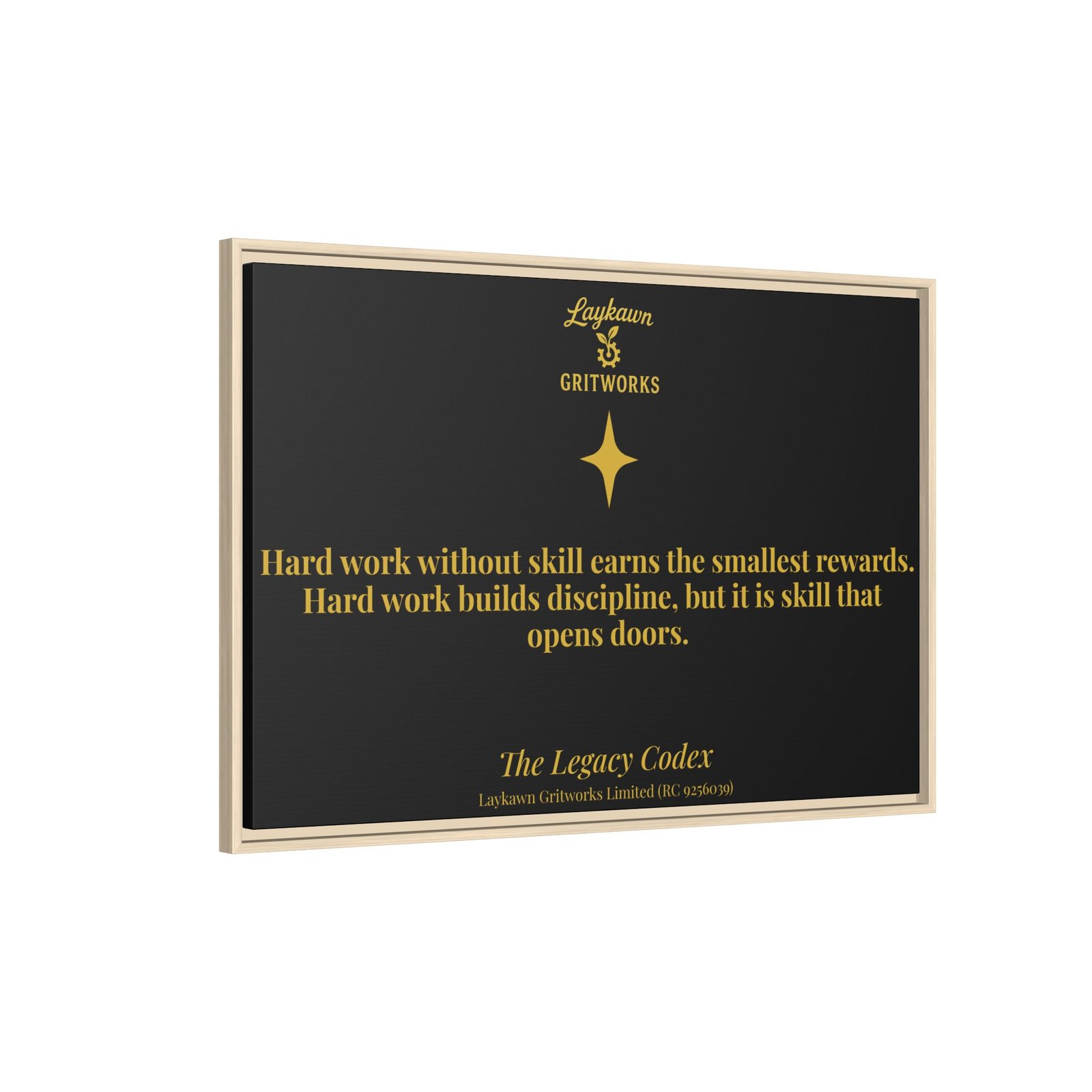 The Value of Skill – The Legacy Codex Premium Framed Canvas - Image 46