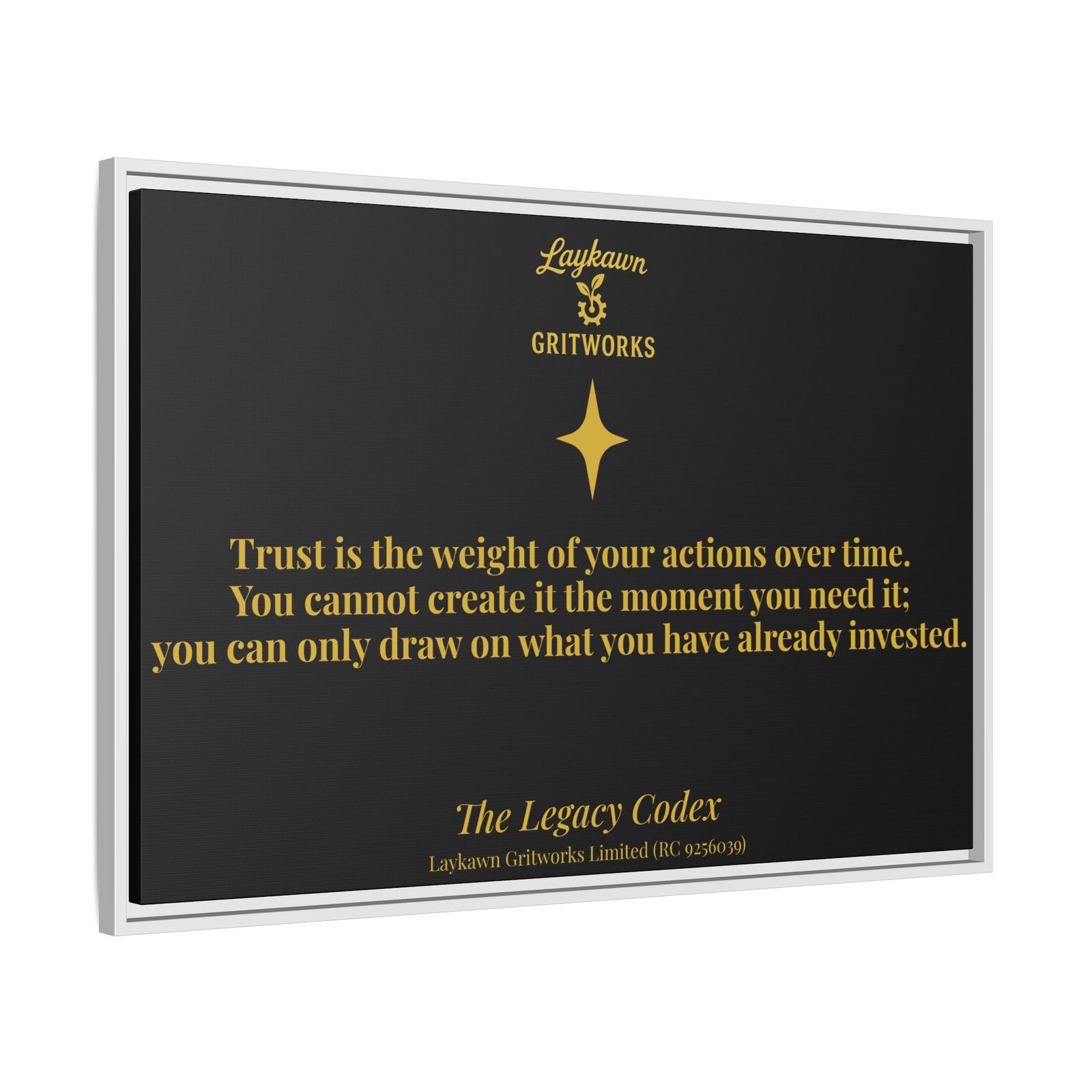The Weight of Trust – The Legacy Codex Premium Framed Canvas - Image 34