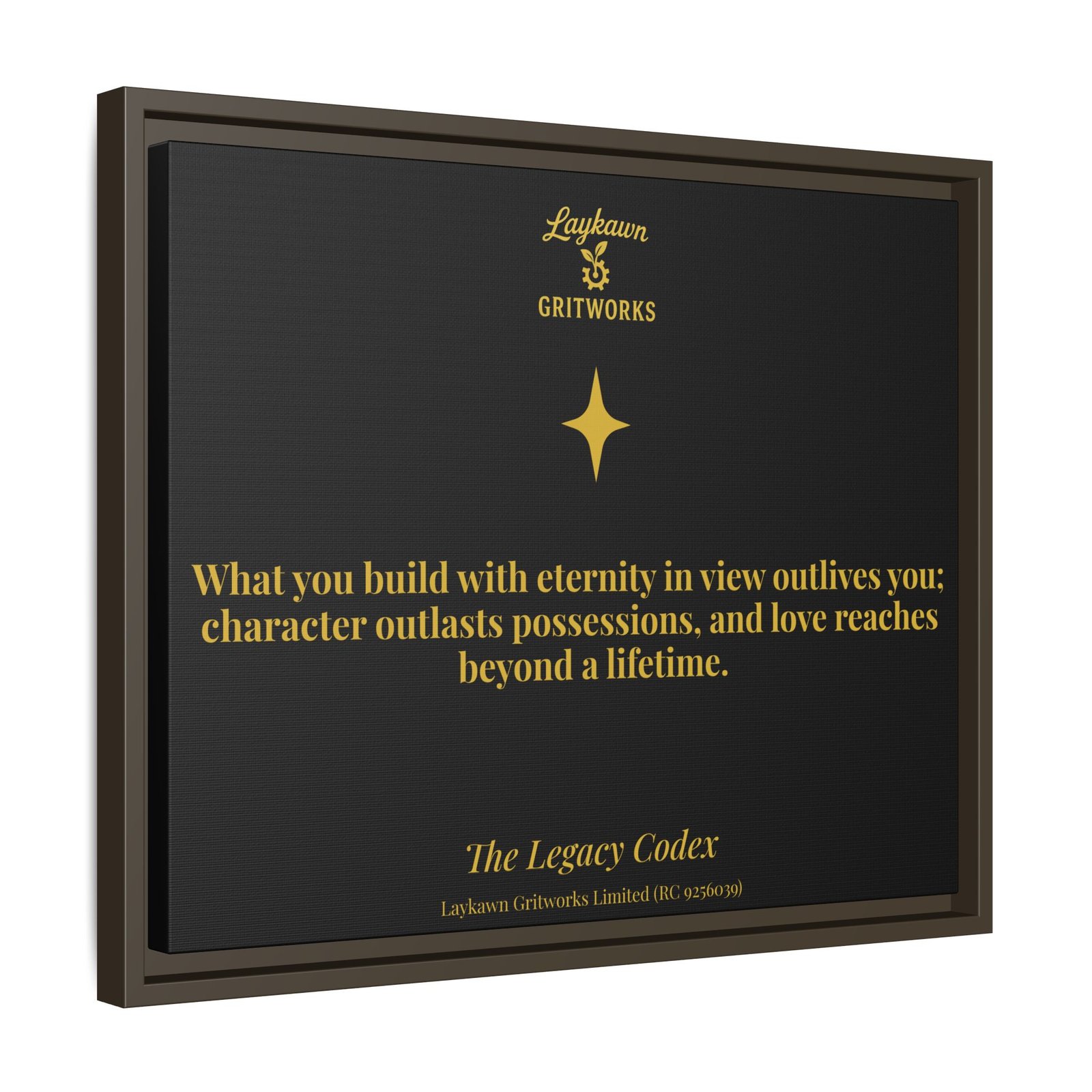 Eternity in View – The Legacy Codex Premium Framed Canvas - Image 26