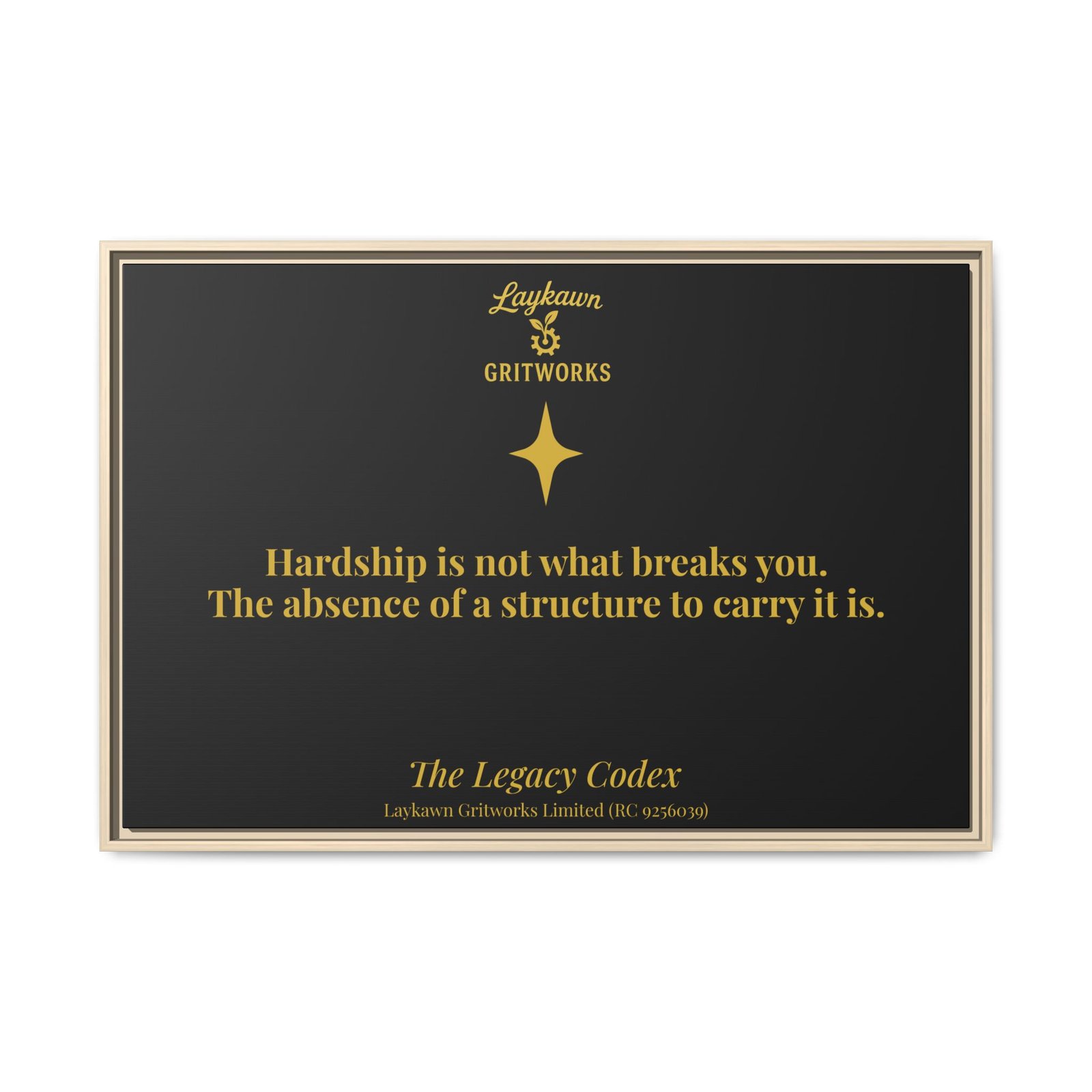 The Structure That Carries You – The Legacy Codex Premium Framed Canvas - Image 45