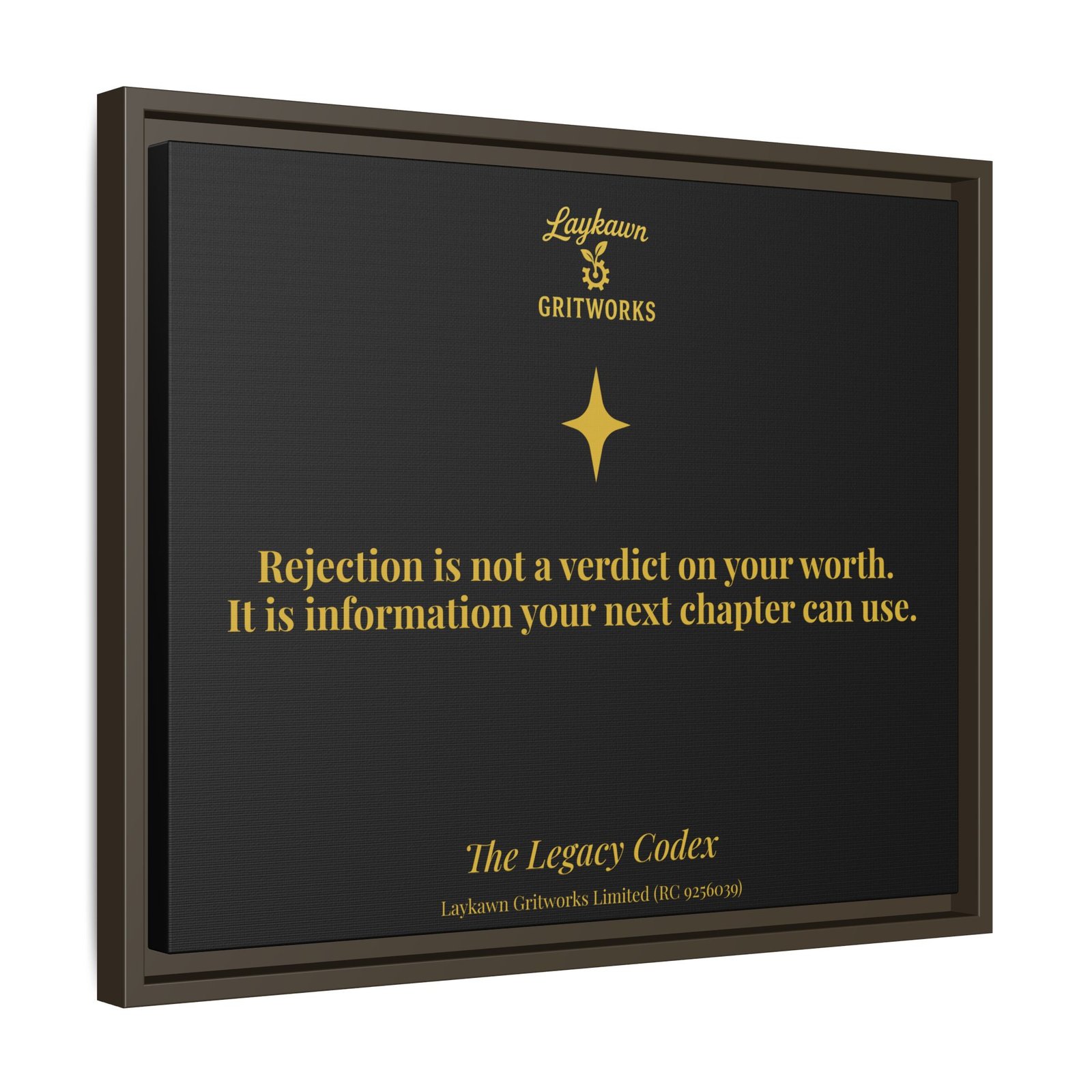 Rejection as Information – The Legacy Codex Premium Framed Canvas - Image 26