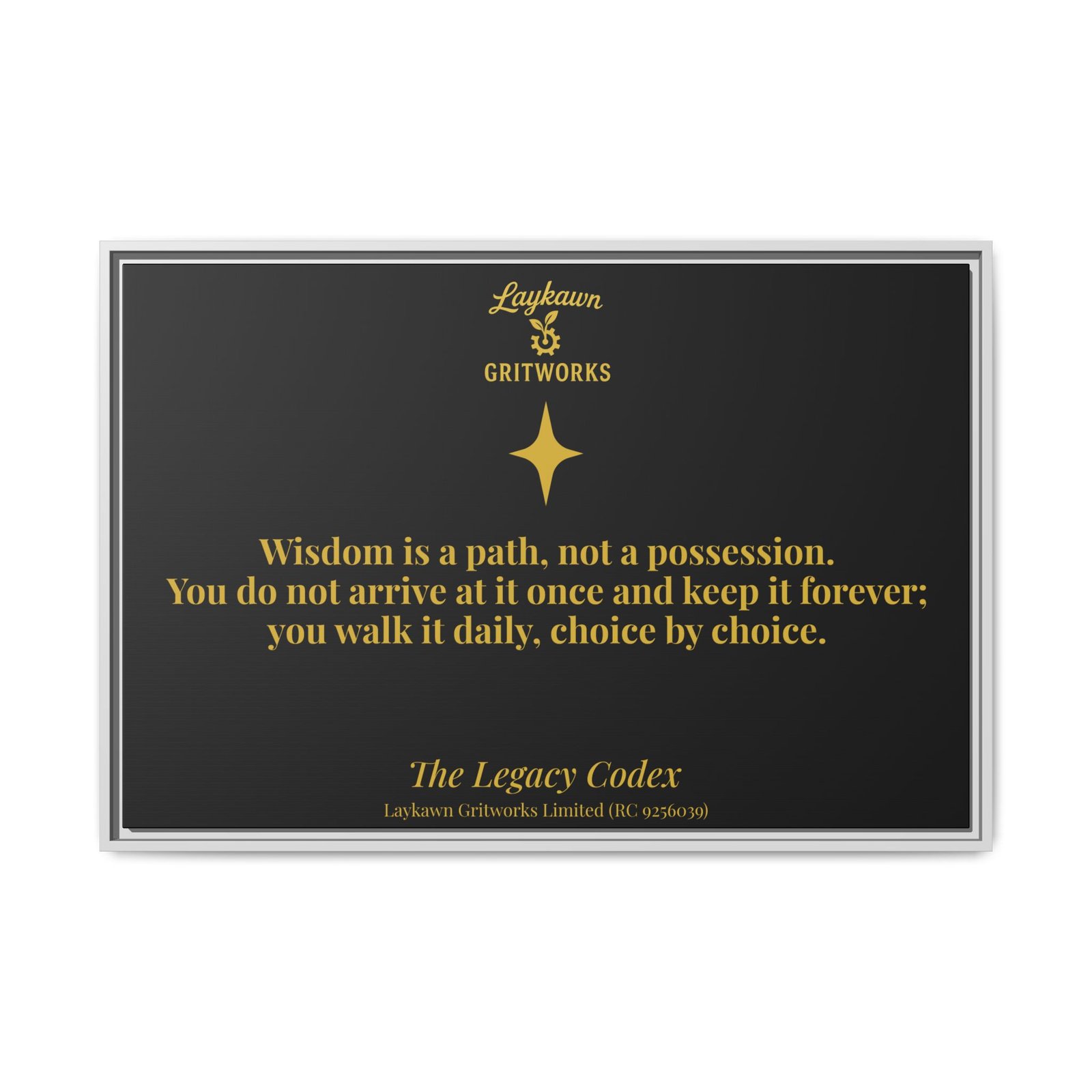 The Path of Wisdom – The Legacy Codex Premium Framed Canvas - Image 33