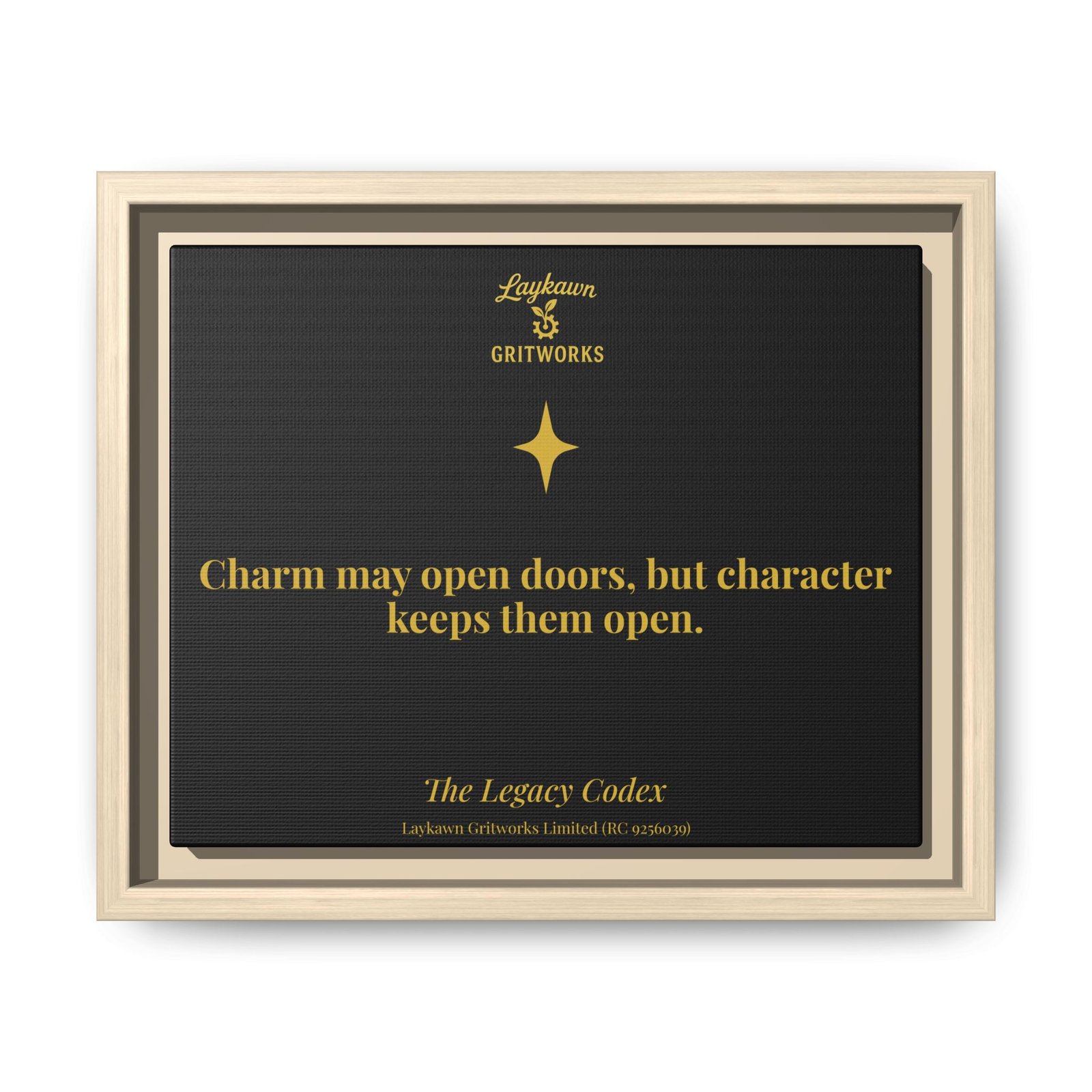 The Power of Character – The Legacy Codex Premium Framed Canvas - Image 5