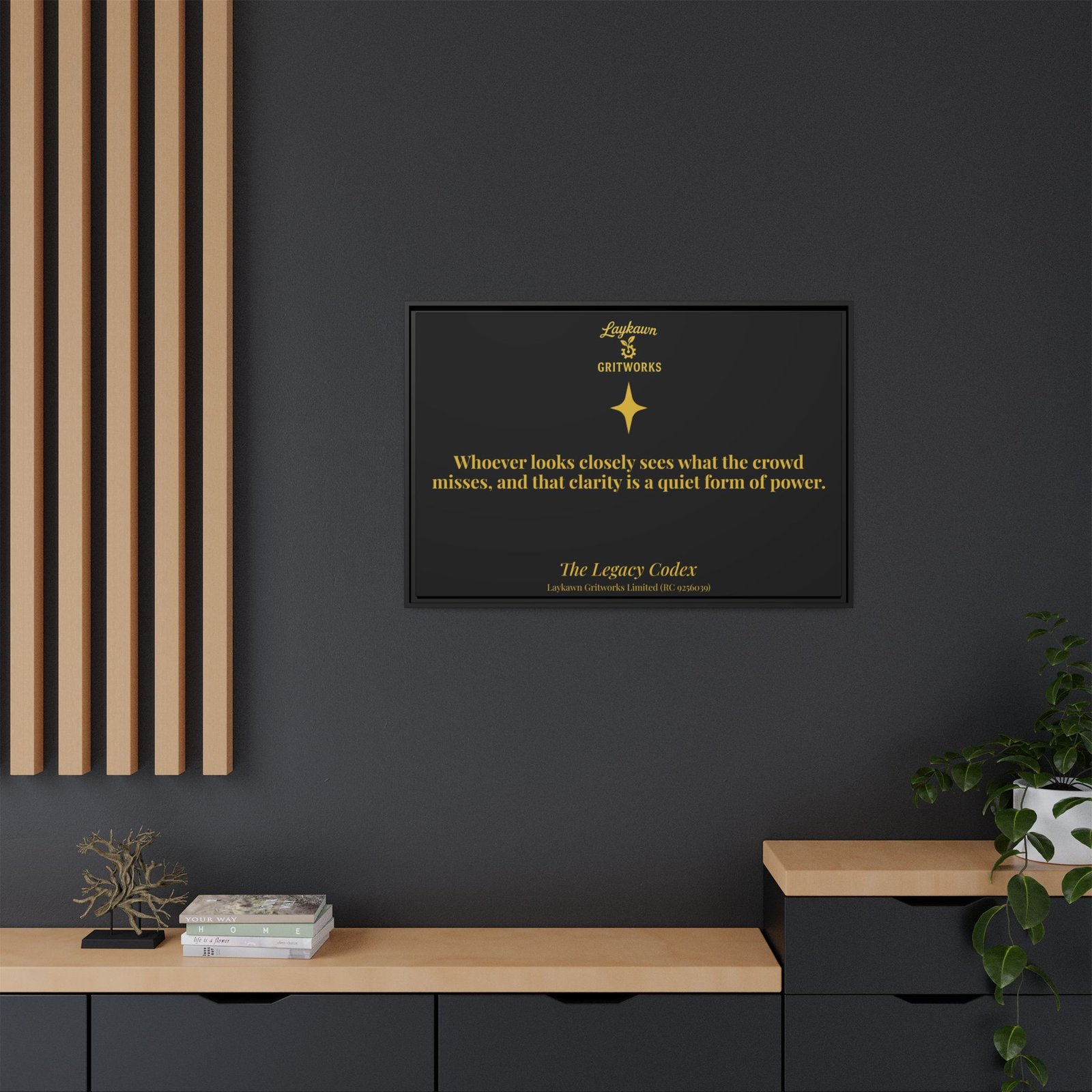 The Power of Observation – The Legacy Codex Premium Framed Canvas - Image 44