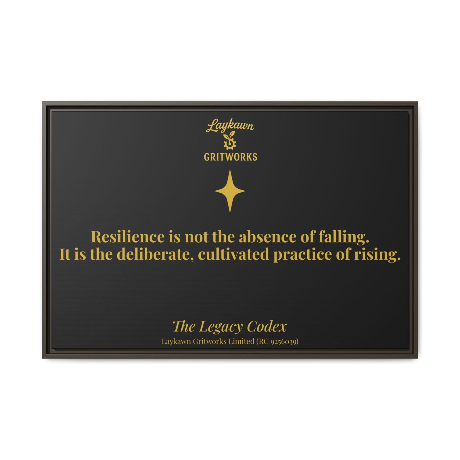 The Practice of Rising – The Legacy Codex Premium Framed Canvas - Image 37