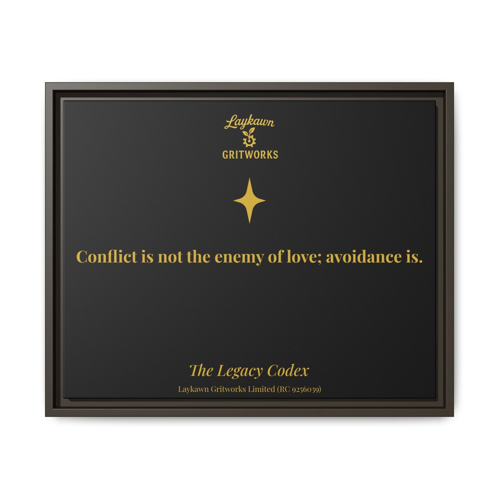 Love and Conflict – The Legacy Codex Premium Framed Canvas - Image 25