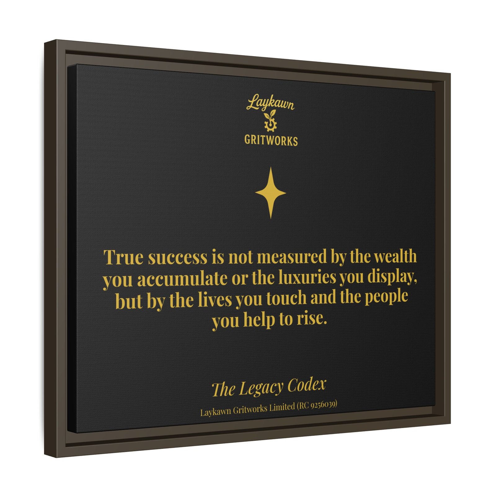 The Legacy of Success – The Legacy Codex Premium Framed Canvas - Image 26