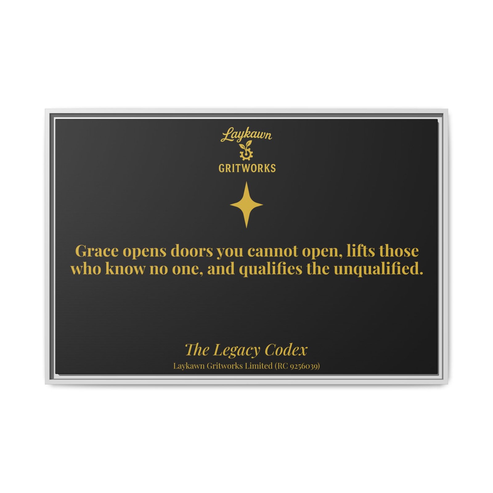 The Grace of Opportunity – The Legacy Codex Premium Framed Canvas - Image 33