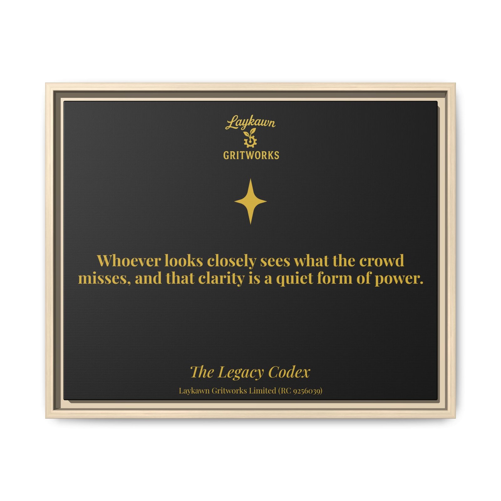 The Power of Observation – The Legacy Codex Premium Framed Canvas - Image 21