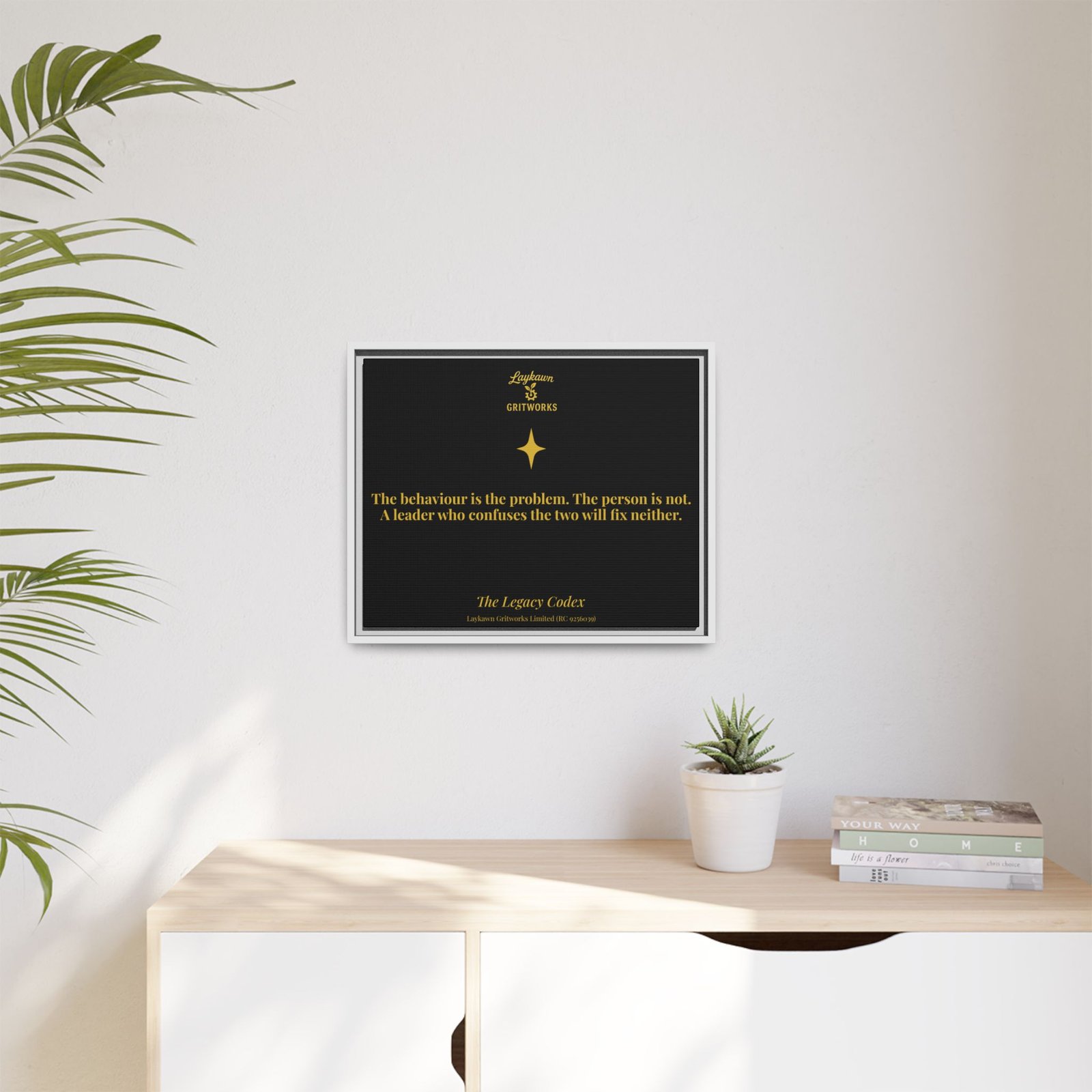 The Person is Not the Problem – The Legacy Codex Premium Framed Canvas - Image 19