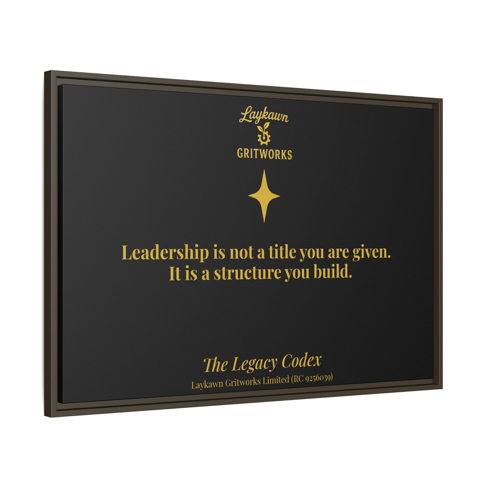 The Architecture of Leadership – The Legacy Codex Premium Framed Canvas - Image 38