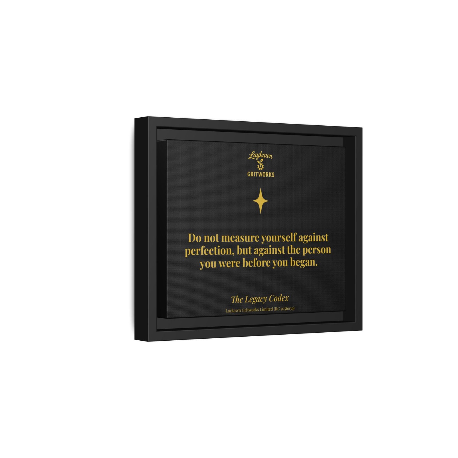 The Measure of Growth – The Legacy Codex Premium Framed Canvas - Image 2