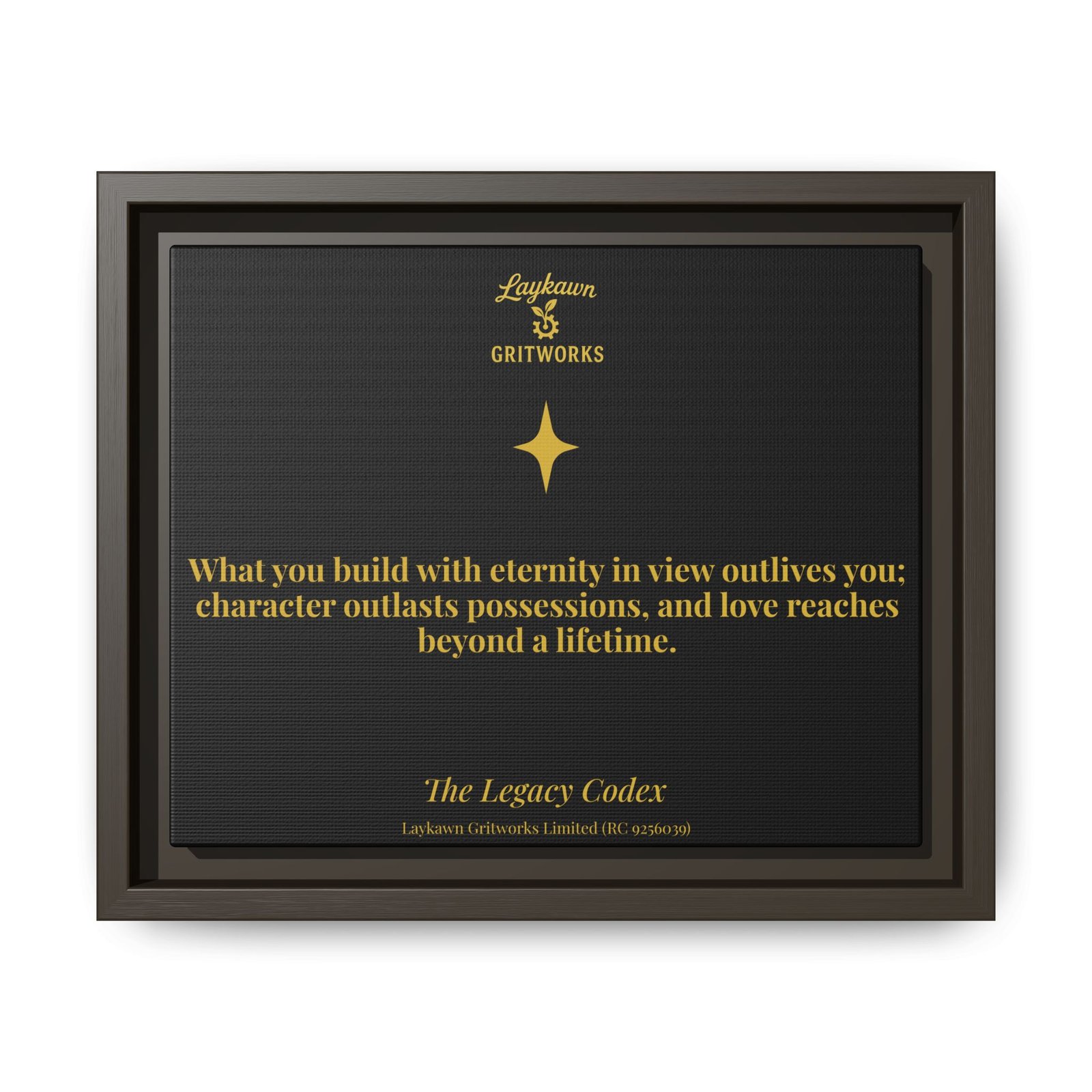 Eternity in View – The Legacy Codex Premium Framed Canvas - Image 9