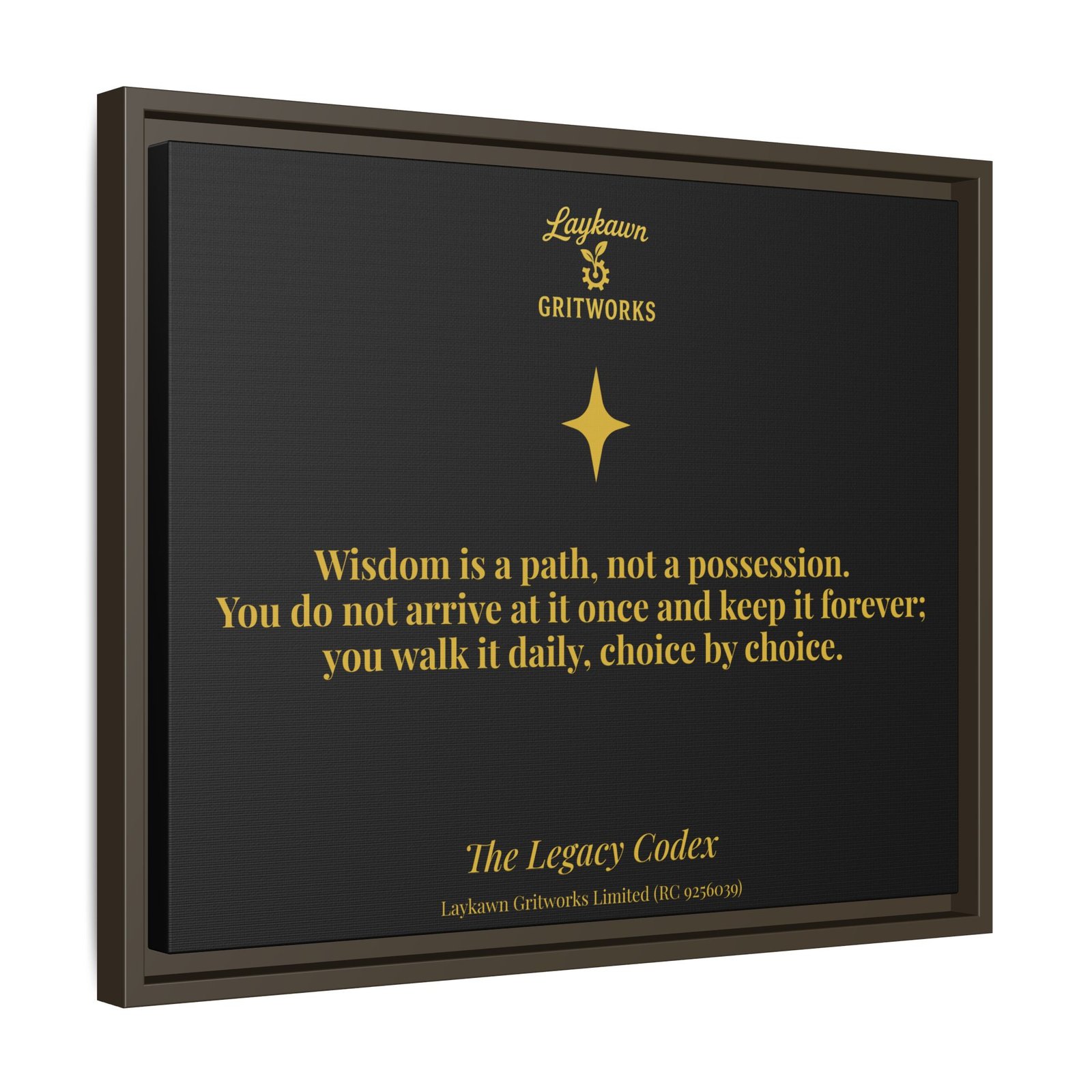 The Path of Wisdom – The Legacy Codex Premium Framed Canvas - Image 26
