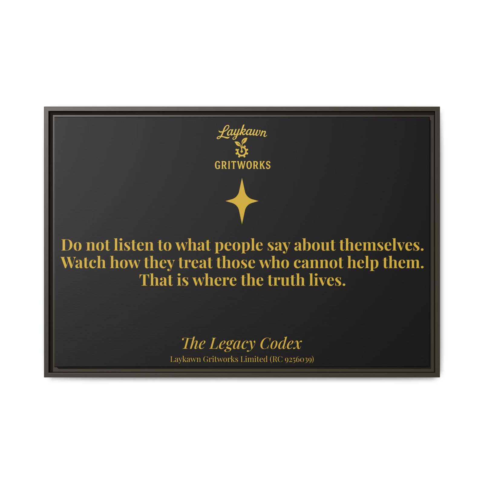 Where Truth Lives – The Legacy Codex Premium Framed Canvas - Image 37