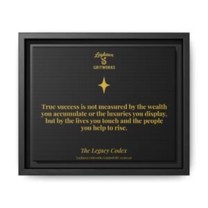 The Legacy of Success – The Legacy Codex Premium Framed Canvas