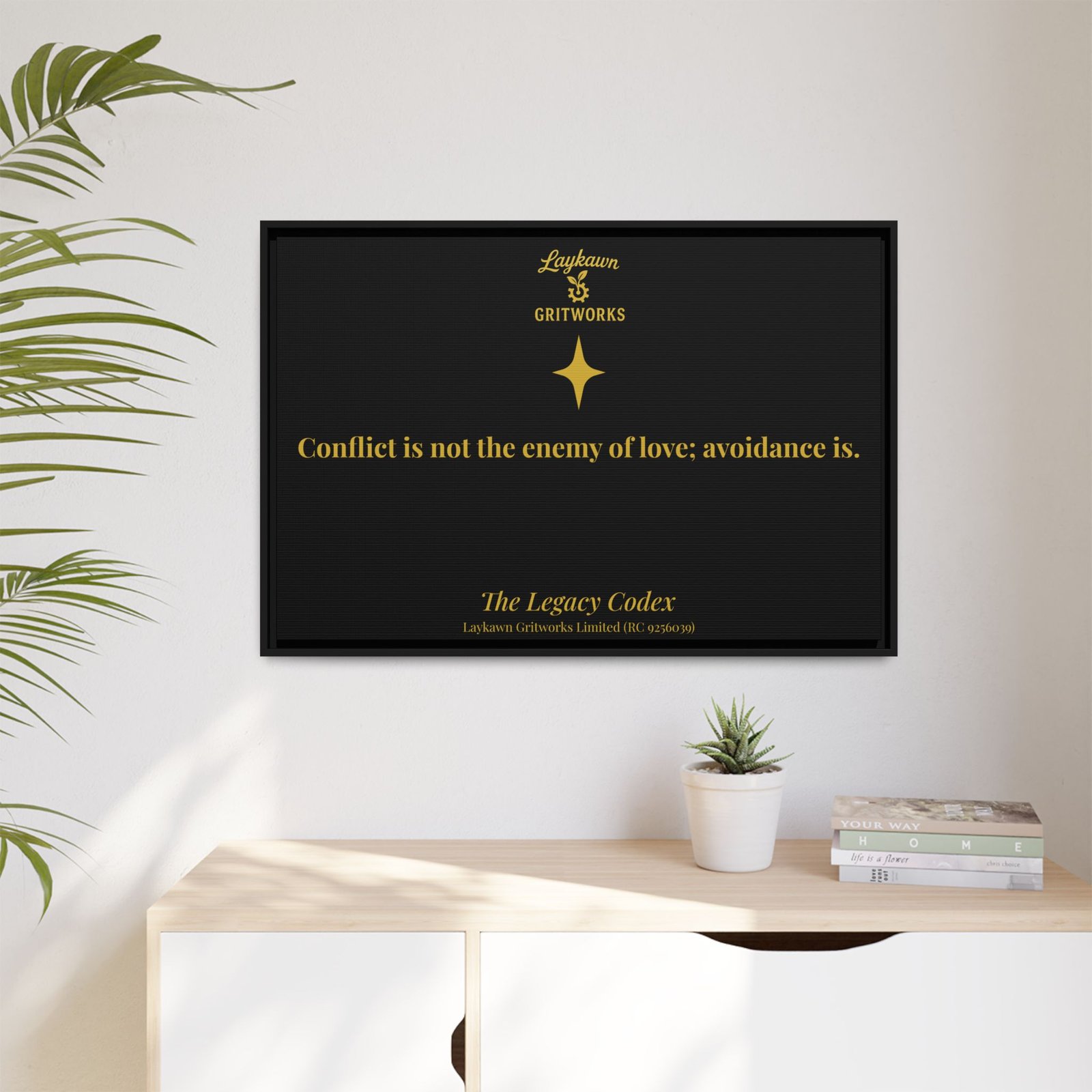 Love and Conflict – The Legacy Codex Premium Framed Canvas - Image 43